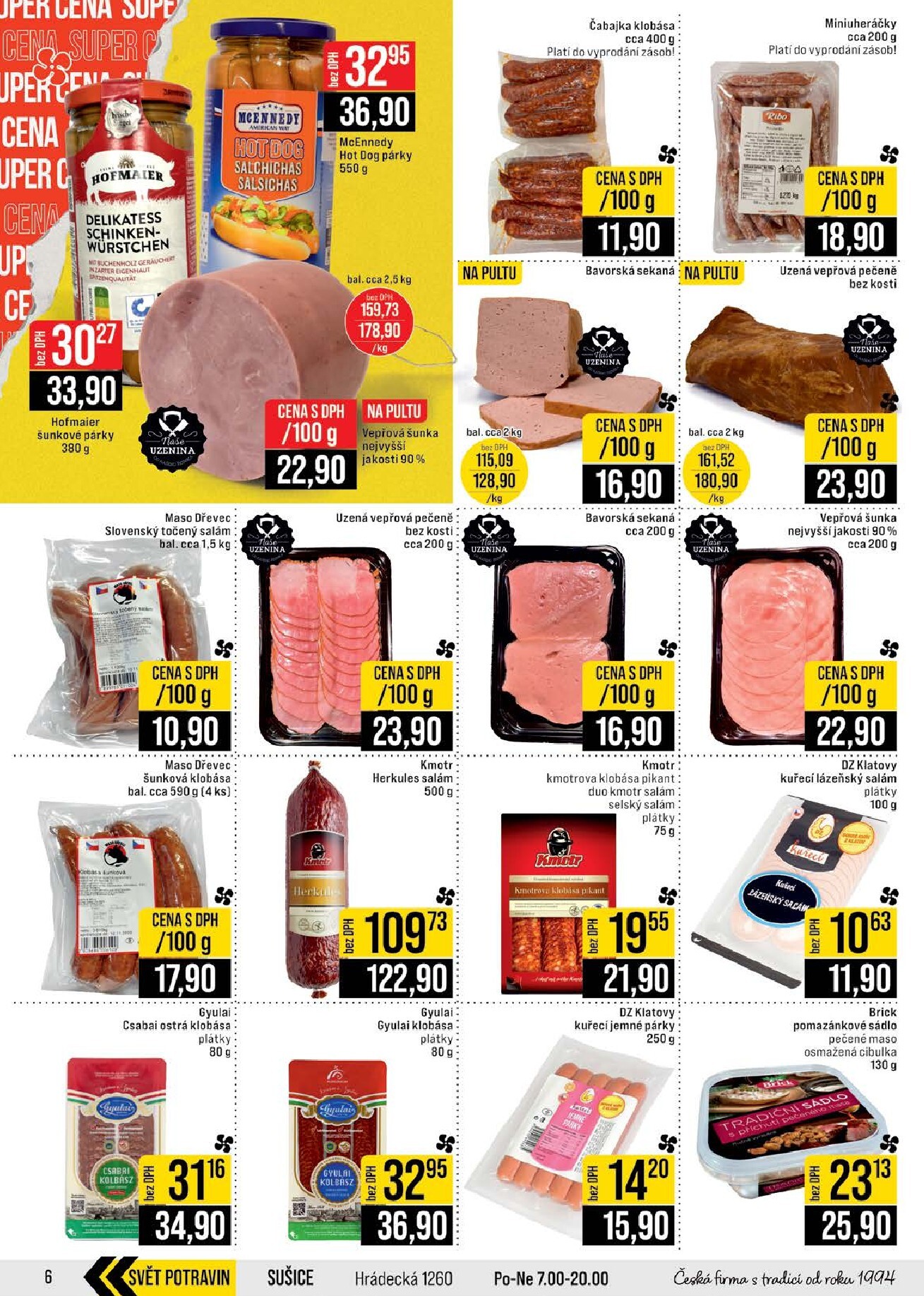 jip - JIP - Brno, Ostrava - Hrabová, Praha - Bořanovice, Jilemnice, Karlovy Vary, Olomouc, Pardubice, Zlín, Polička leták na příští týden od středy 22.04.2026 do úterý 28.04.2026 - page: 6