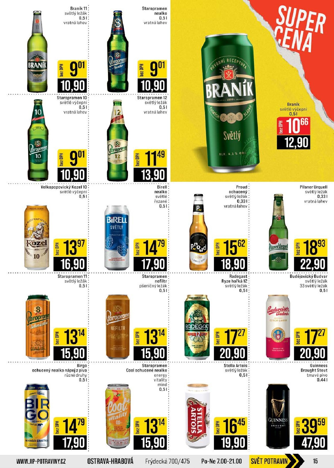 jip - JIP - Brno, Ostrava - Hrabová, Praha - Bořanovice, Jilemnice, Karlovy Vary, Olomouc, Pardubice, Zlín, Polička leták na příští týden od středy 22.04.2026 do úterý 28.04.2026 - page: 15