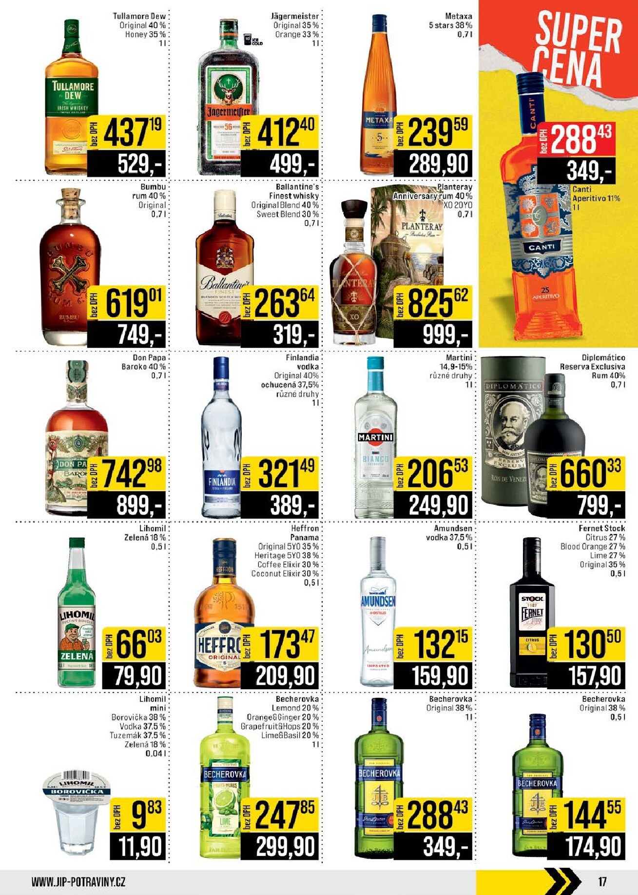 jip - JIP - Brno, Ostrava - Hrabová, Praha - Bořanovice, Jilemnice, Karlovy Vary, Olomouc, Pardubice, Zlín, Polička leták na příští týden od středy 22.04.2026 do úterý 28.04.2026 - page: 17