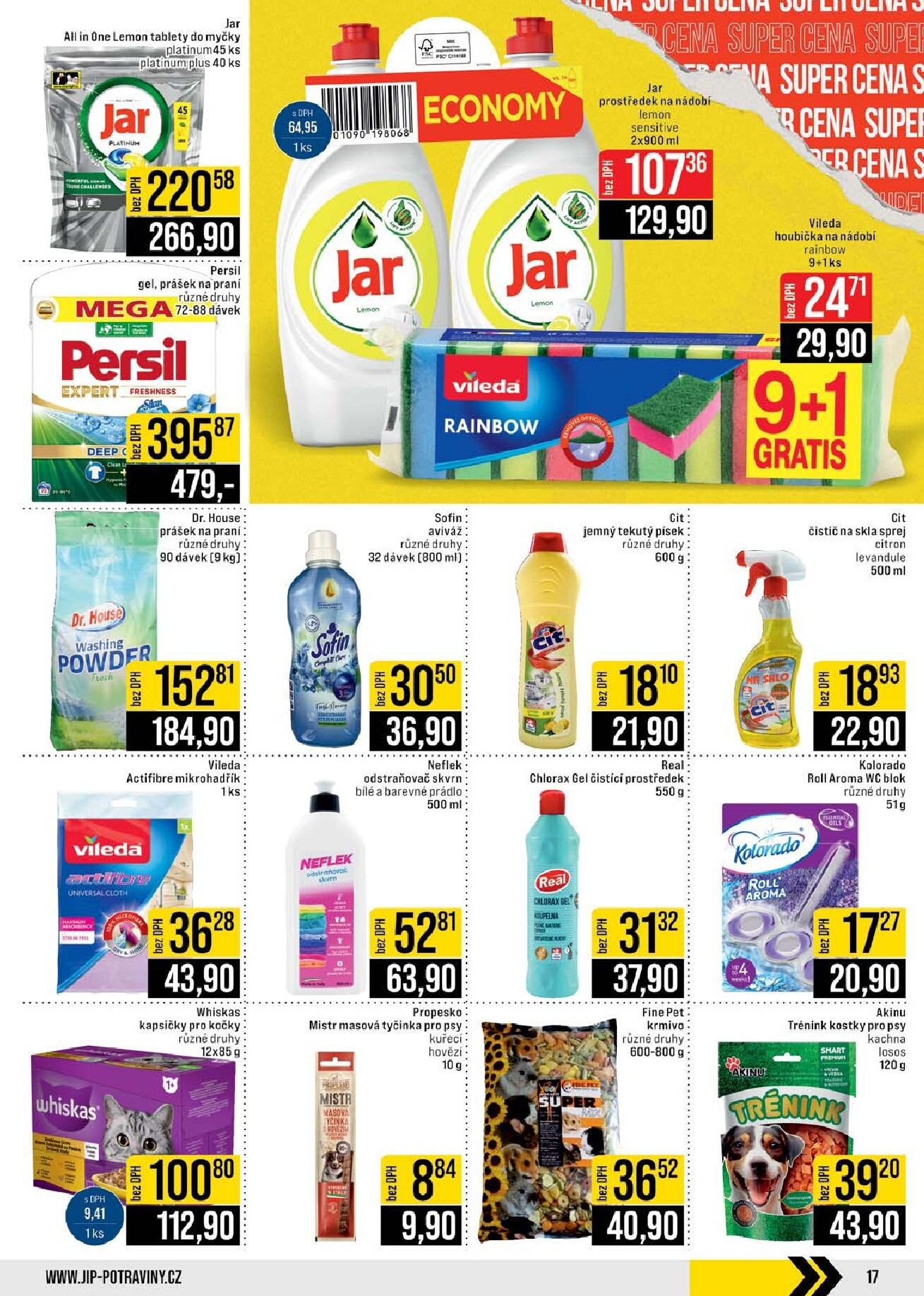 jip - Budoucí JIP - Brno, Ostrava - Hrabová, Praha - Bořanovice, Jilemnice, Karlovy Vary, Olomouc, Pardubice, Zlín, Polička leták platný od středy 29.04.2026 do úterý 05.05.2026 - page: 17
