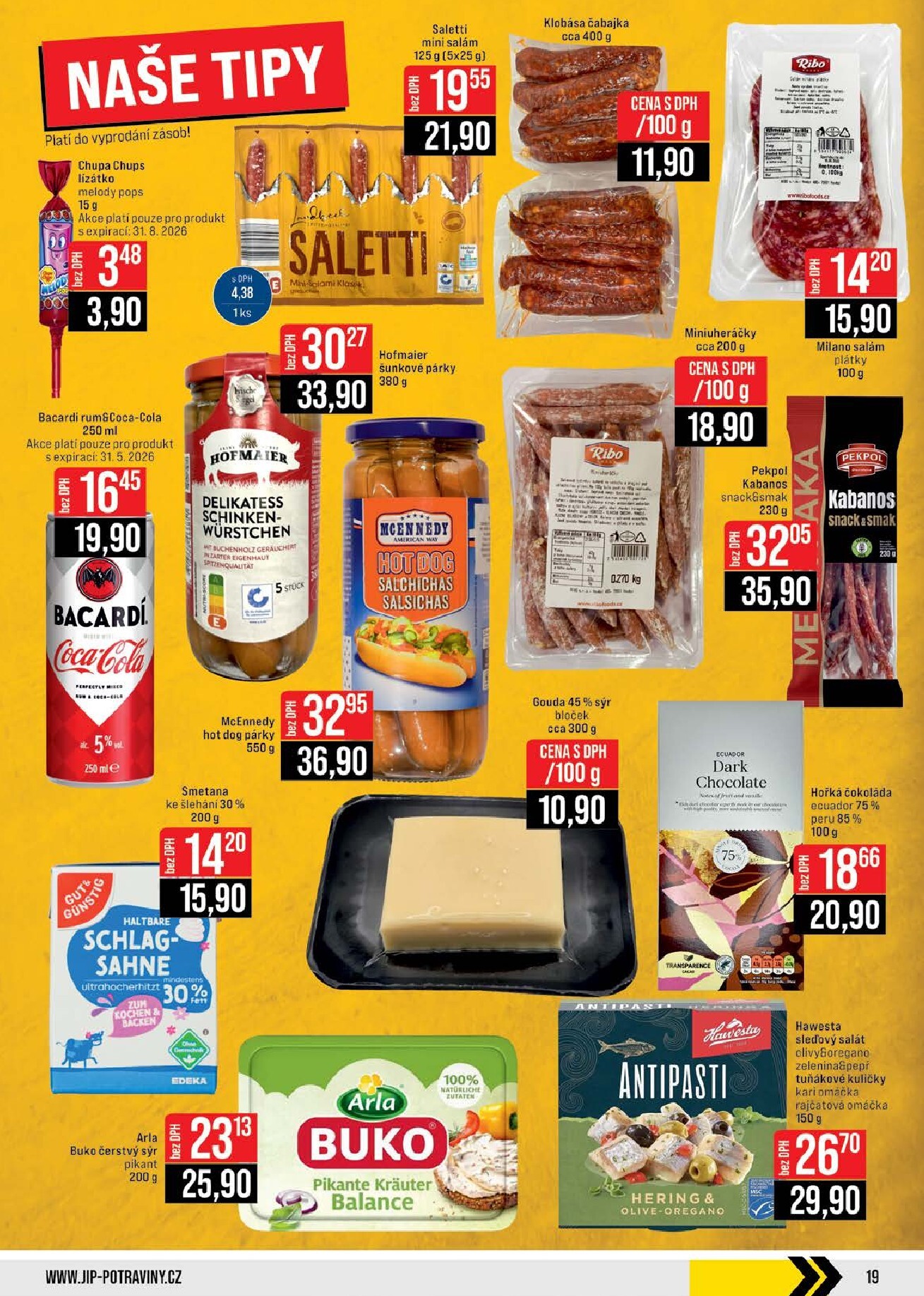 jip - Budoucí JIP - České Budějovice, Most, Svoboda nad Úpou, Náchod, Sušice leták platný od středy 29.04.2026 do úterý 05.05.2026 - page: 19