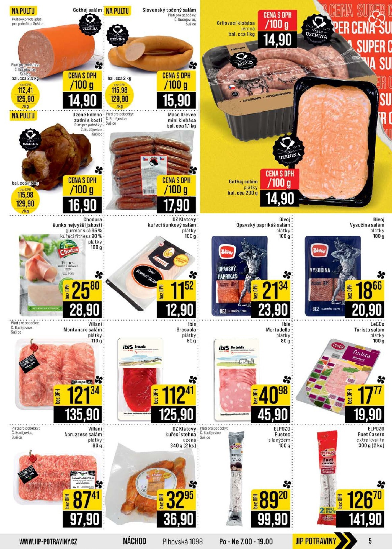 jip - Budoucí JIP - České Budějovice, Most, Svoboda nad Úpou, Náchod, Sušice leták platný od středy 29.04.2026 do úterý 05.05.2026 - page: 5