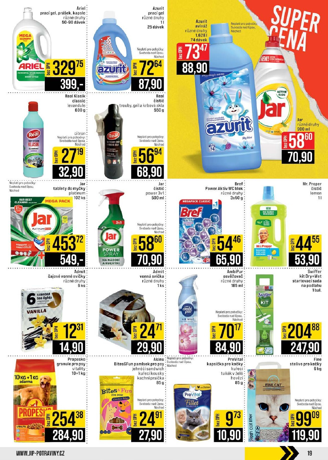 jip - JIP - České Budějovice, Most, Svoboda nad Úpou, Náchod, Sušice leták na příští týden od středy 06.05.2026 do úterý 12.05.2026 - page: 19