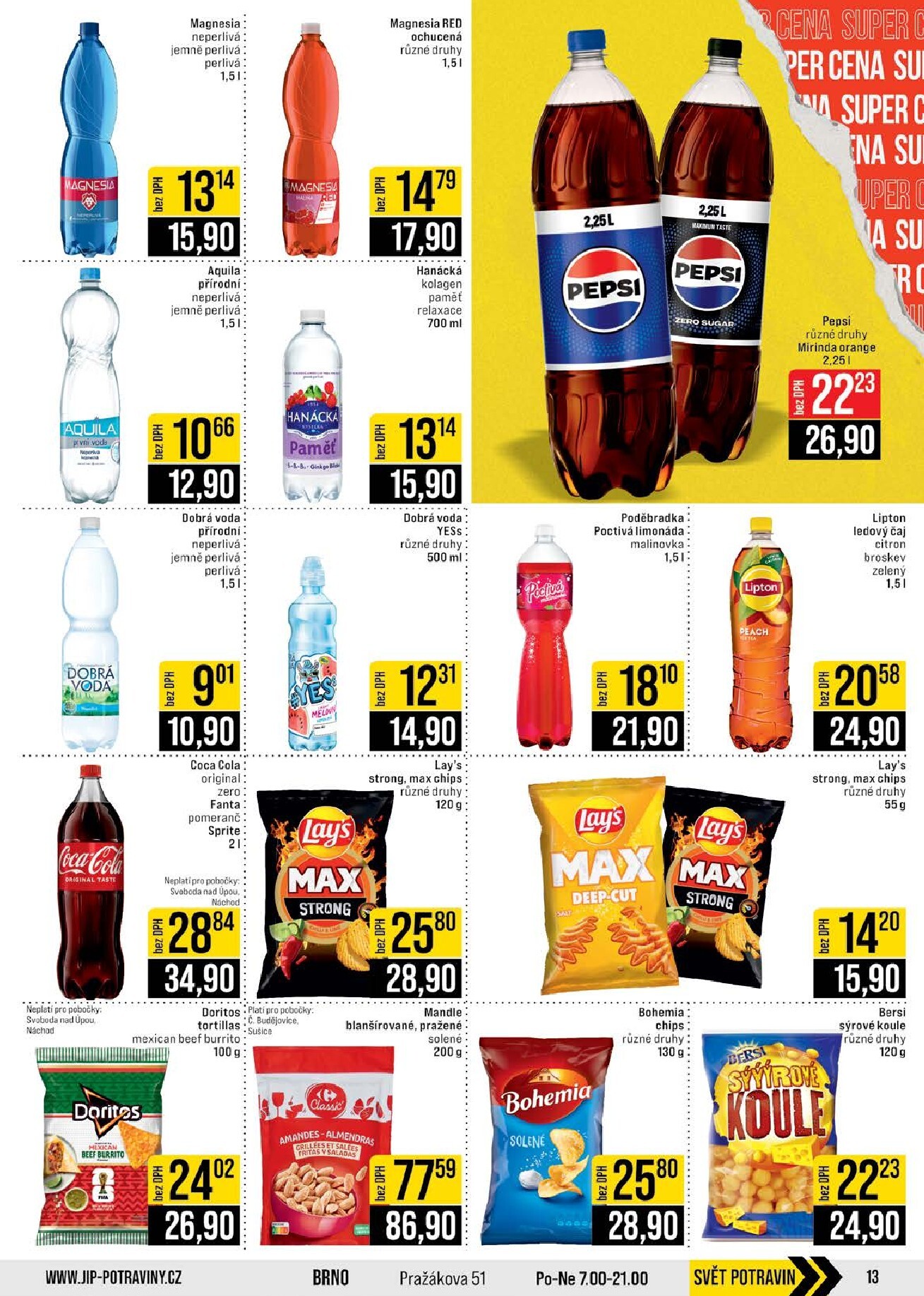 jip - JIP - České Budějovice, Most, Svoboda nad Úpou, Náchod, Sušice leták na příští týden od středy 20.05.2026 do úterý 26.05.2026 - page: 13
