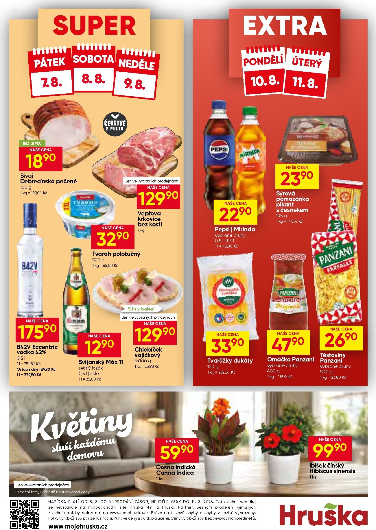 hruska - Aktuální Hruška leták platný od středy 05.08.2026 do úterý 11.08.2026 - page: 12