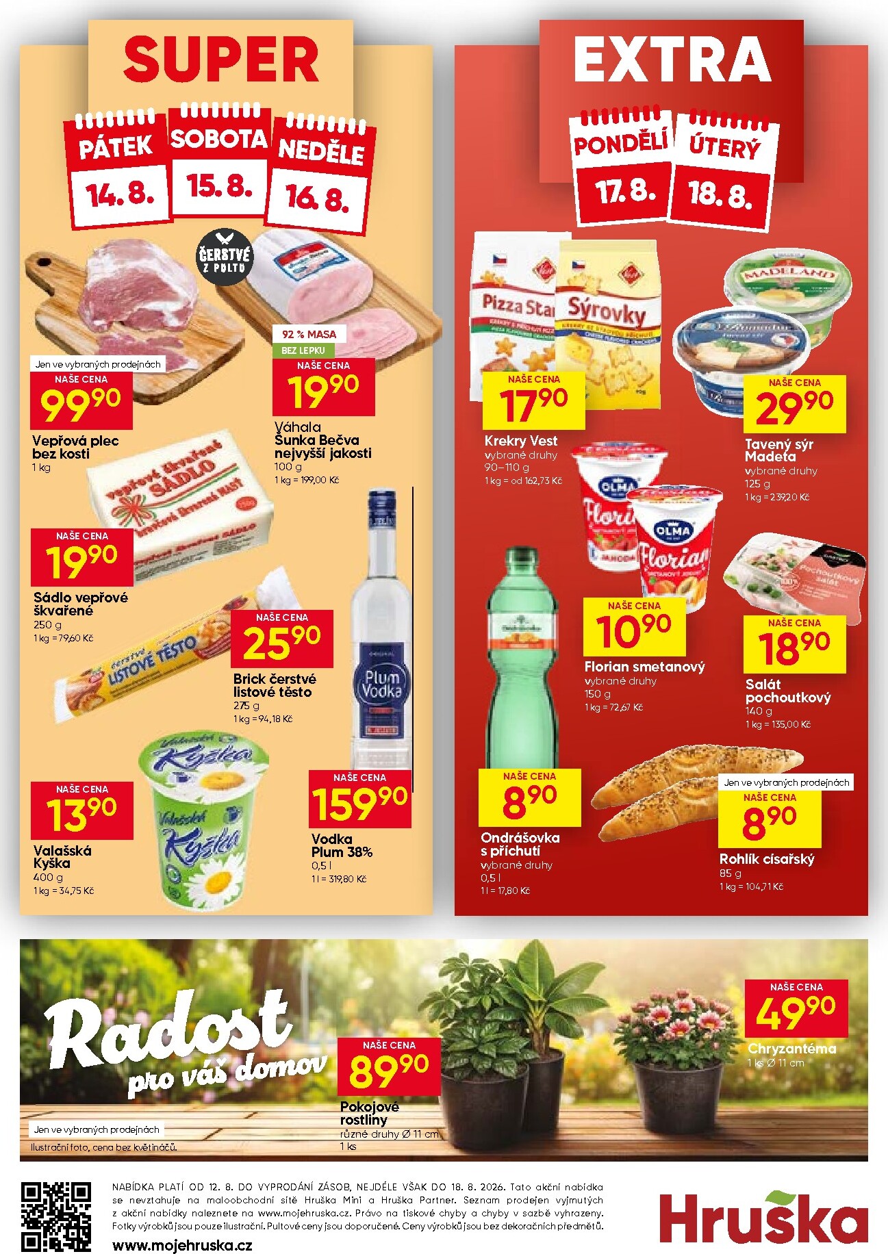 hruska - Aktuální Hruška leták platný od středy 12.08.2026 do úterý 18.08.2026 - page: 12