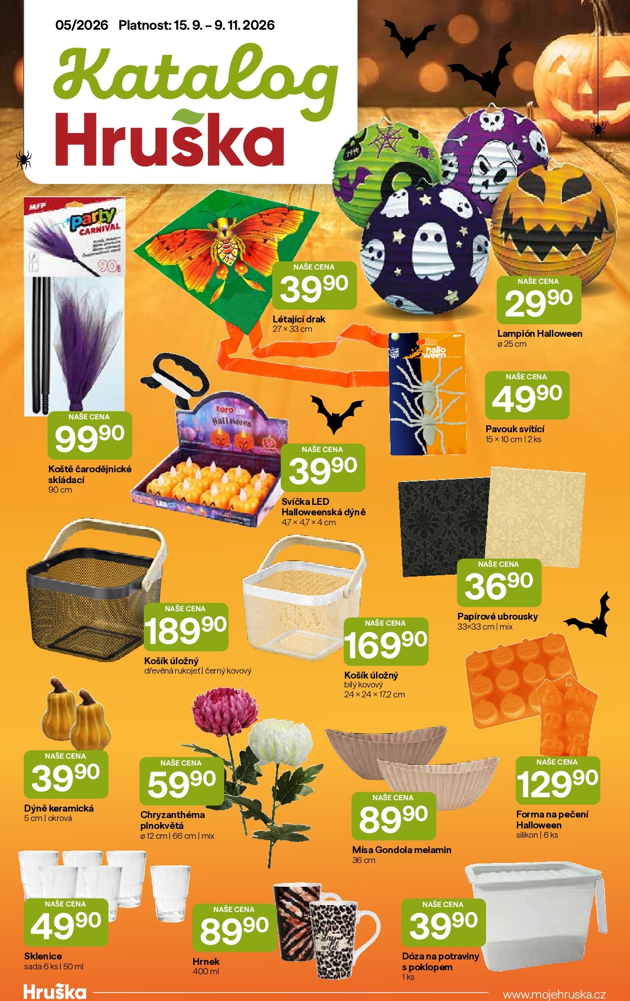 hruska - Aktuální Hruška - Katalog leták platný od úterý 15.09.2026 do pondělí 09.11.2026