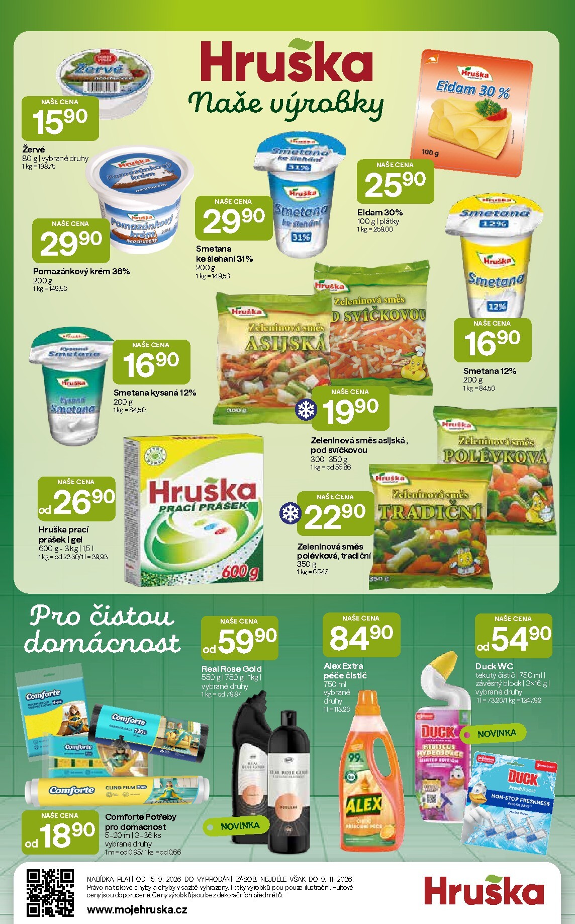 hruska - Aktuální Hruška - Katalog leták platný od úterý 15.09.2026 do pondělí 09.11.2026 - page: 8