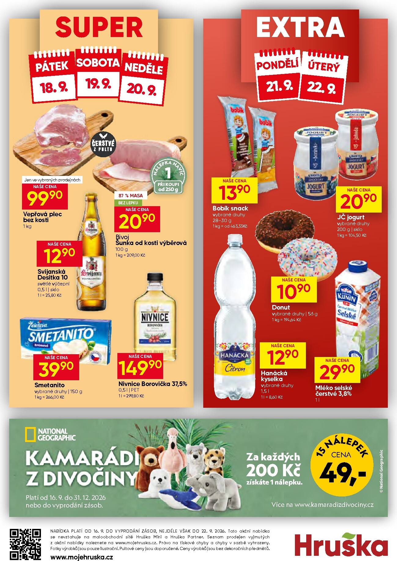 hruska - Aktuální Hruška leták platný od středy 16.09.2026 do úterý 22.09.2026 - page: 12
