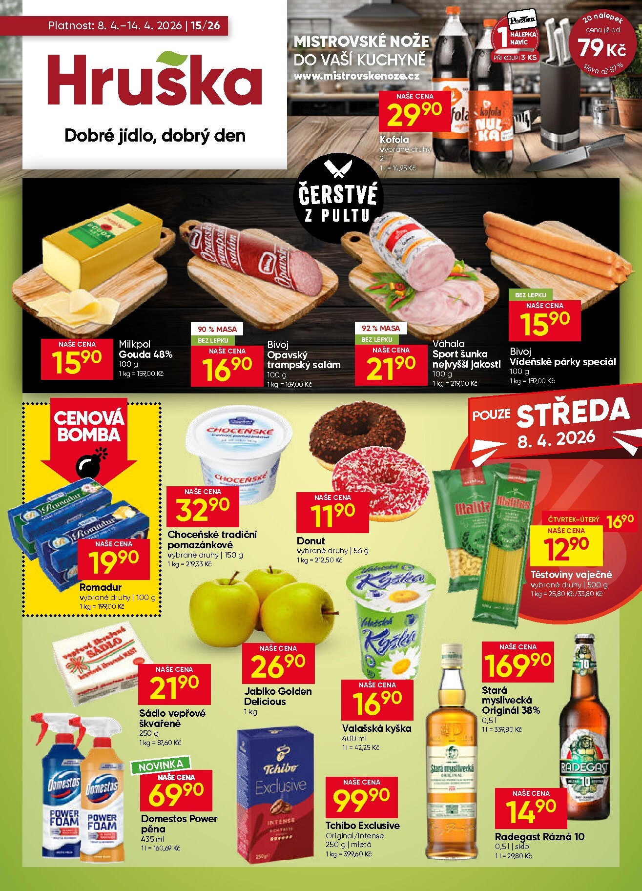 hruska - Aktuální Hruška leták platný od středy 08.04.2026 do úterý 14.04.2026 - page: 1