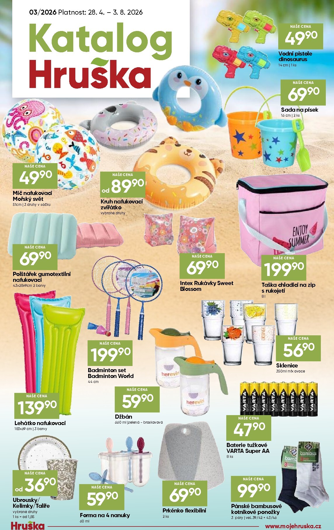 hruska - Aktuální Hruška - Katalog leták platný od úterý 28.04.2026 do pondělí 03.08.2026
