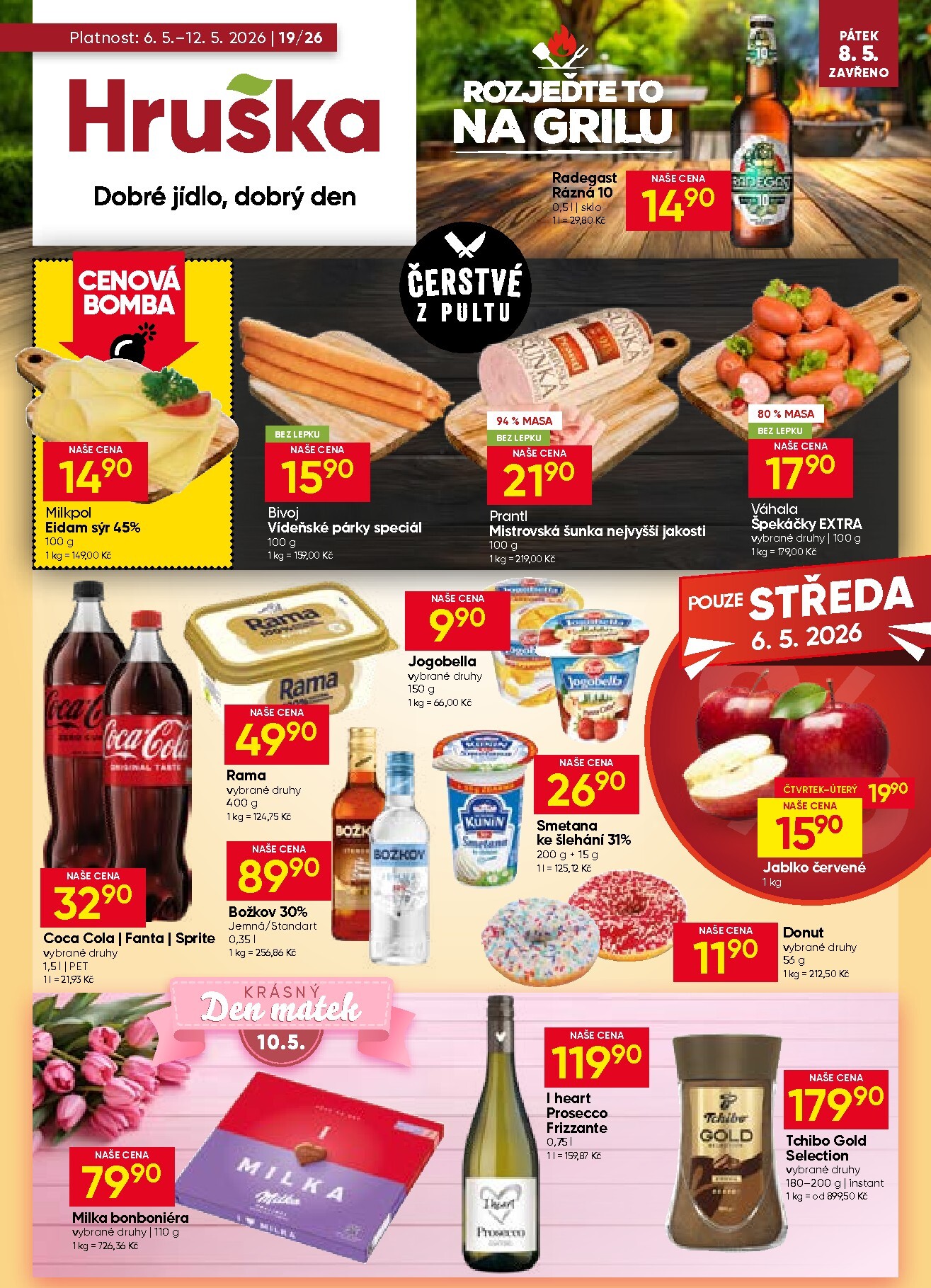 hruska - Aktuální Hruška leták platný od středy 06.05.2026 do úterý 12.05.2026