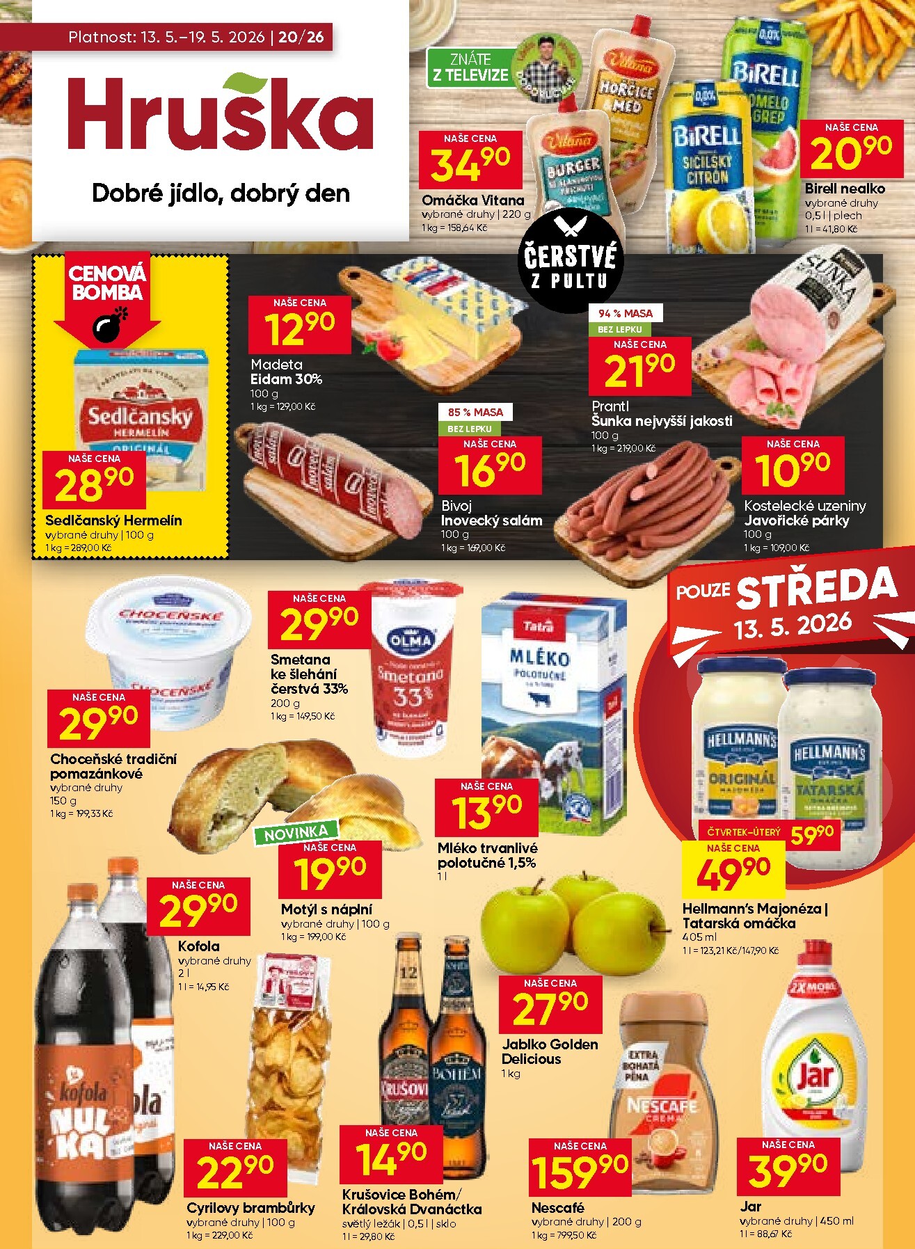 hruska - Aktuální Hruška leták platný od středy 13.05.2026 do úterý 19.05.2026 - page: 1