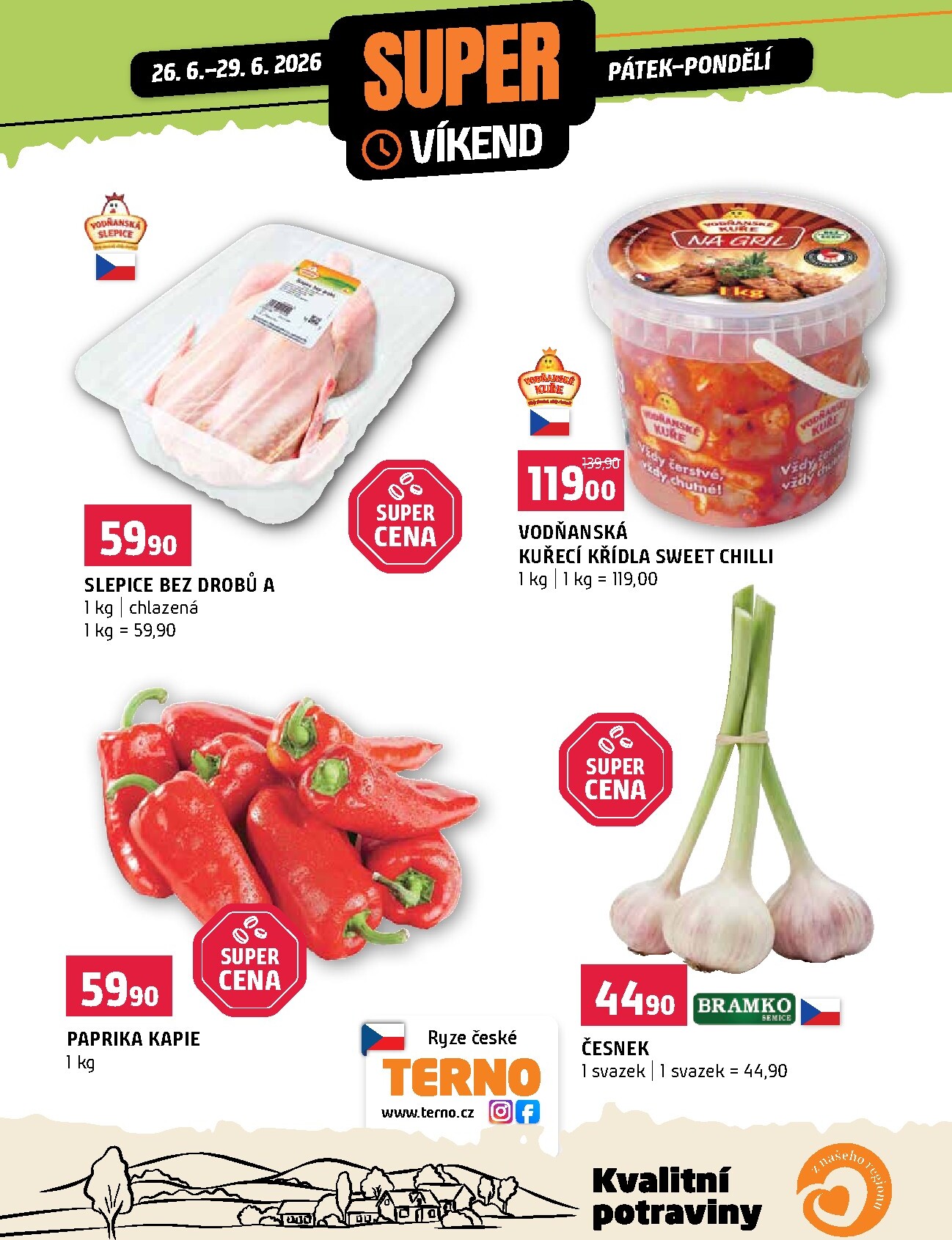 terno - Terno - Super víkend leták na příští týden od pátku 26.06.2026 do pondělí 29.06.2026