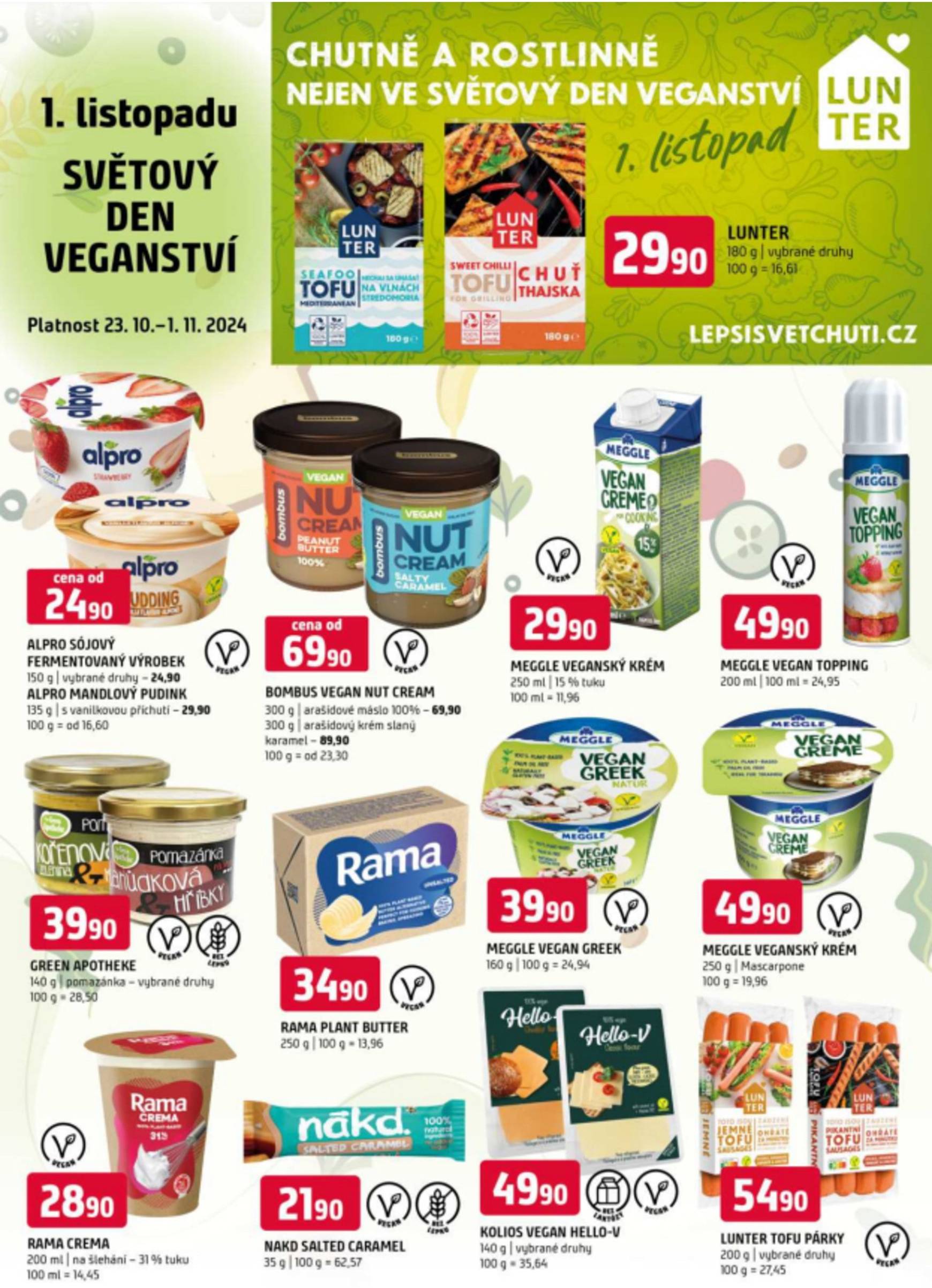 terno - Leták Terno - Světový den veganství od 23.10. do 01.11.