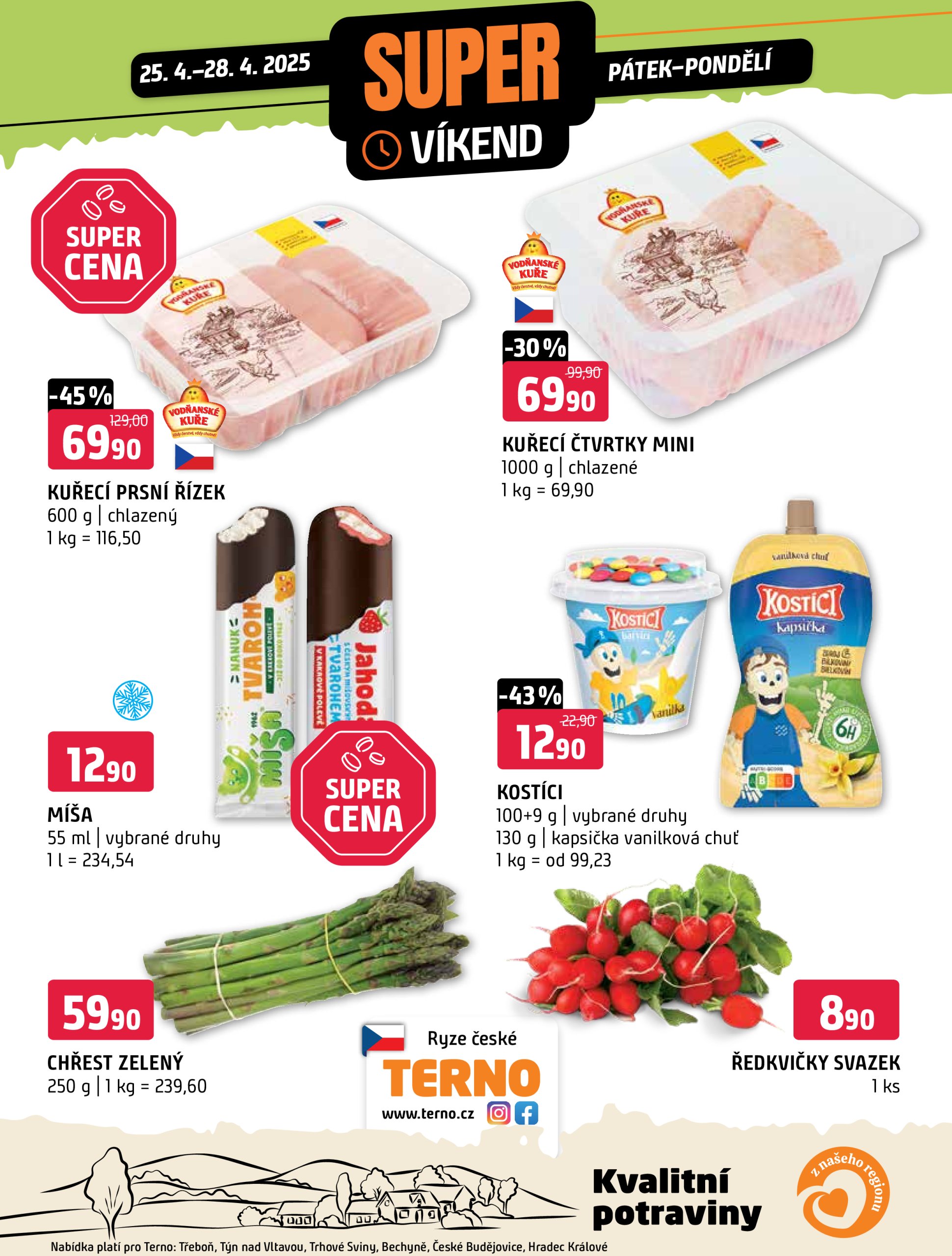 terno - Leták Terno - Super víkend od 25.04. do 28.04.