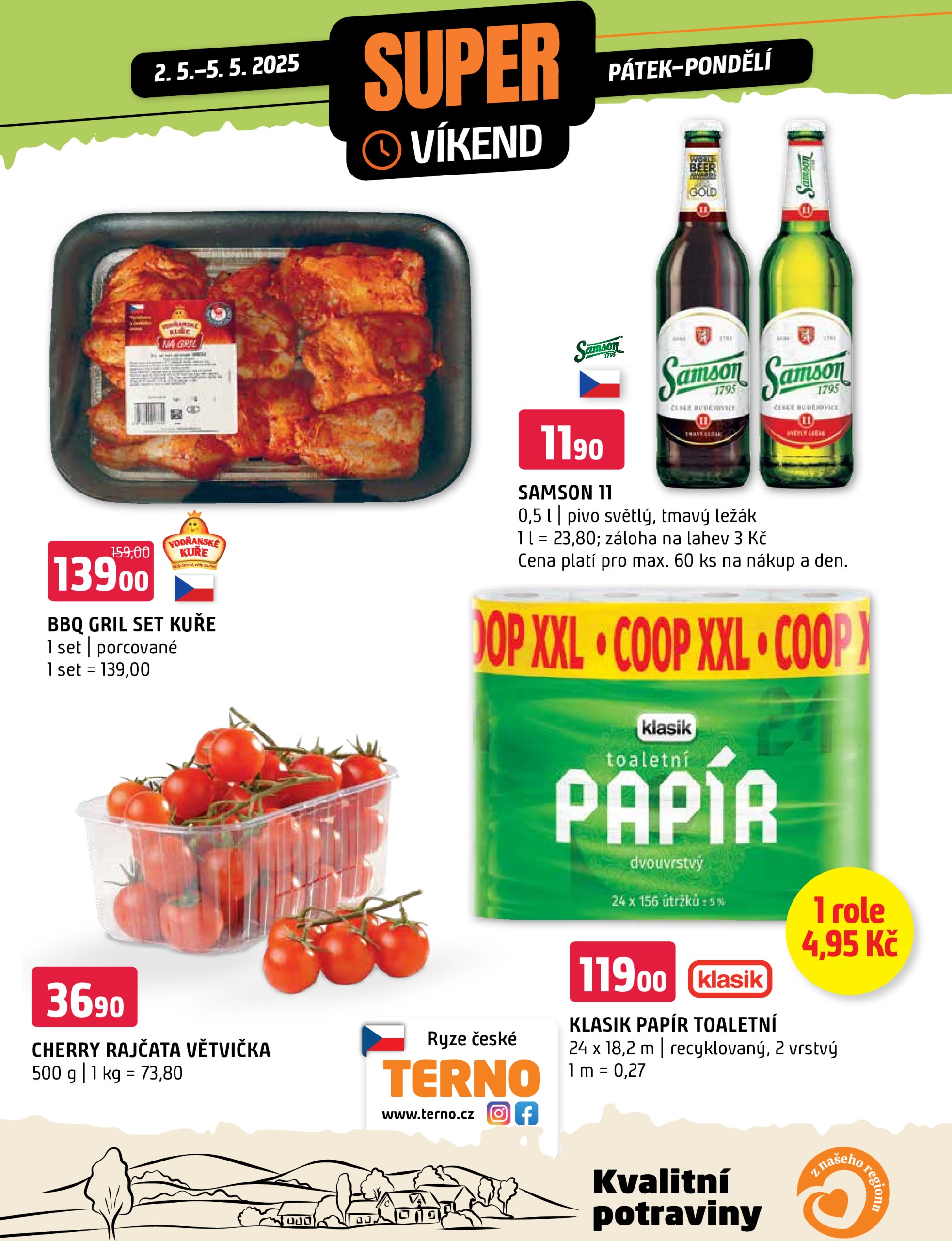 terno - Leták Terno - Super víkend od 02.05. do 05.05.