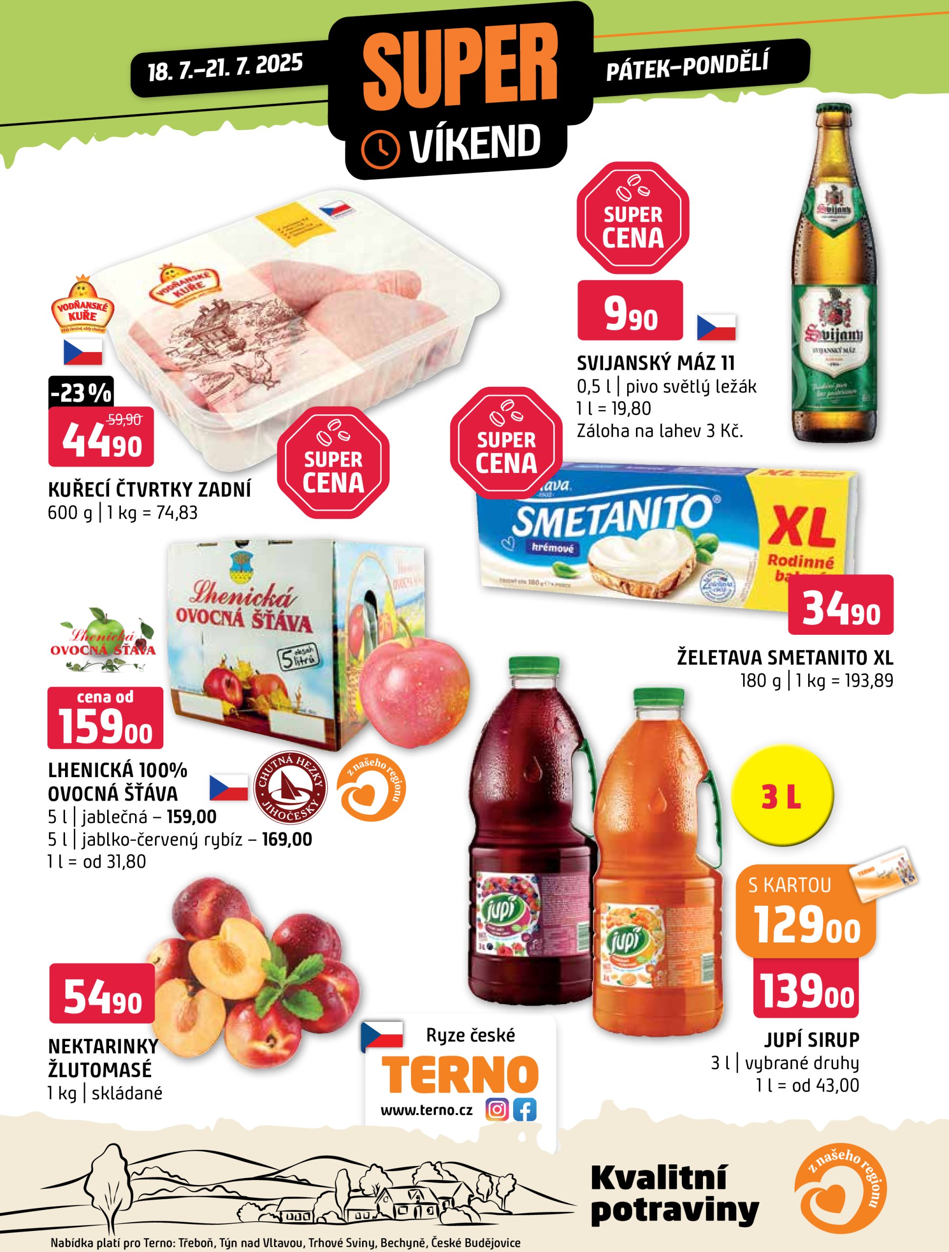 terno - Leták Terno - Super víkend od 18.07. do 21.07.