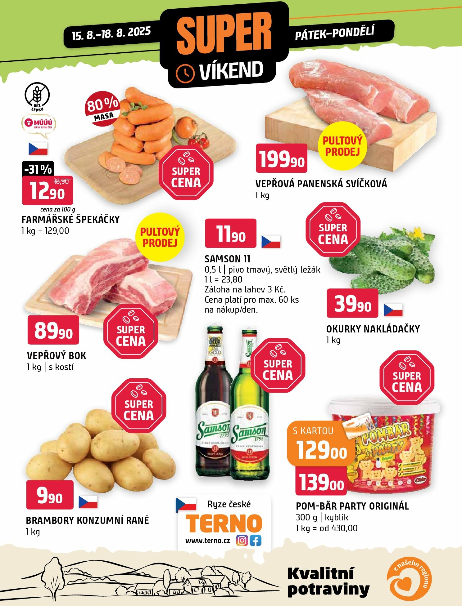 terno - Leták Terno - Super víkend od 15.08. do 18.08.