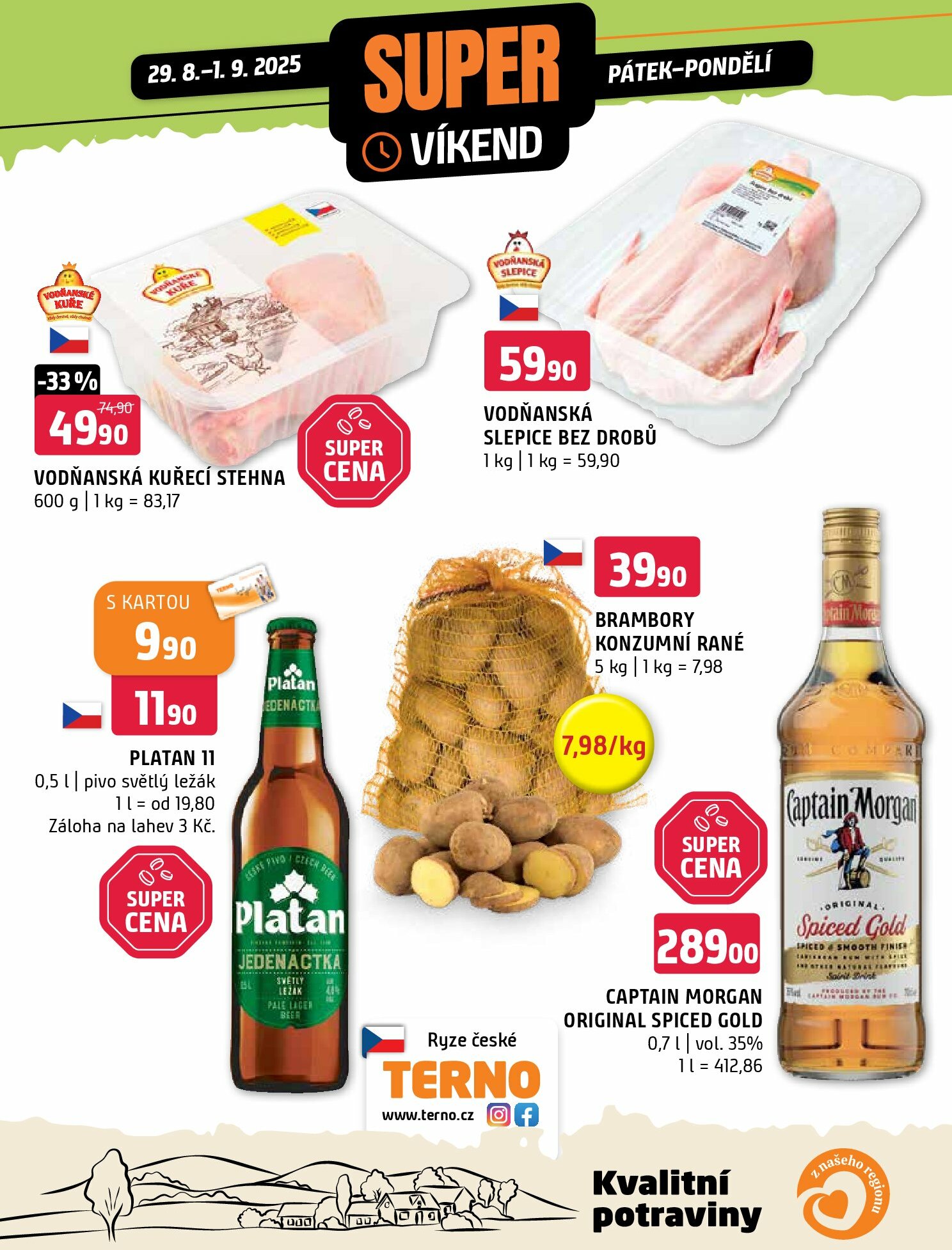 terno - Leták Terno - Super víkend od 29.08. do 01.09. - page: 1