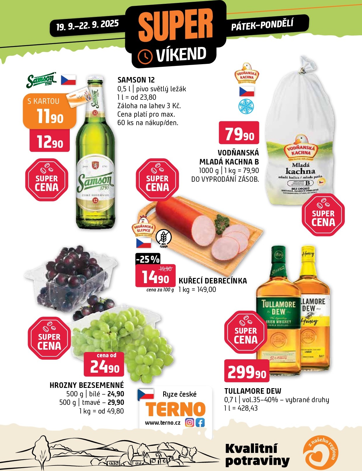 terno - Leták Terno - Super víkend od 19.09. do 22.09.