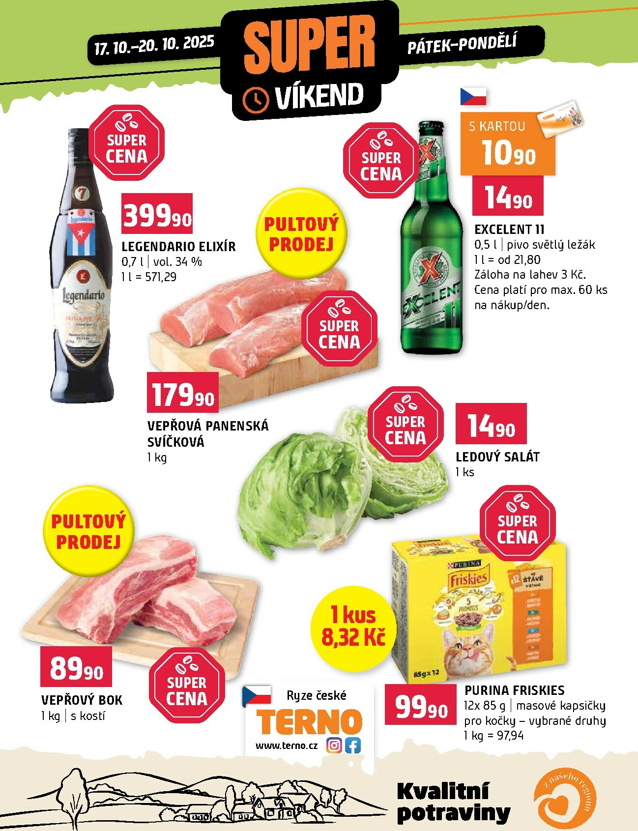 terno - Aktuální leták Terno - Super víkend od 17.10. do 20.10.