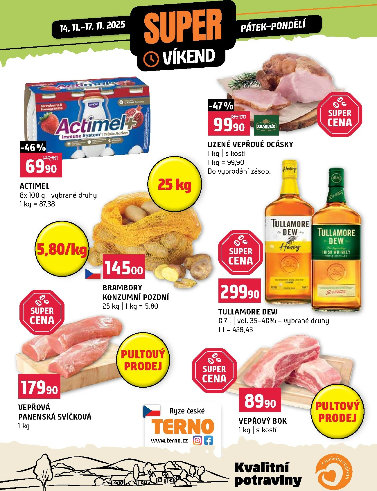 terno - Aktuální leták Terno - Super víkend od 14.11. do 17.11.