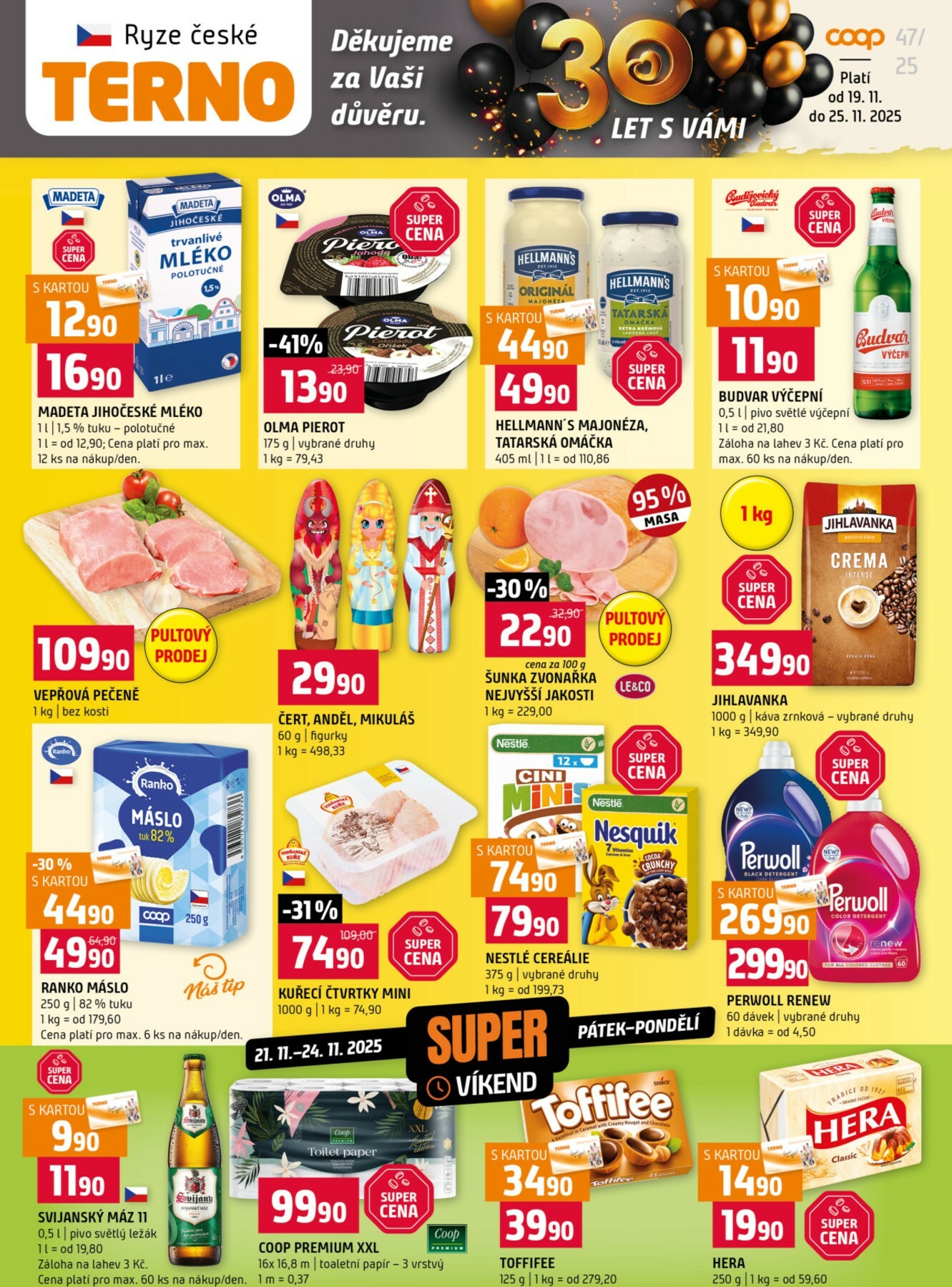 terno - Aktuální leták Terno od 19.11. do 25.11. - page: 1
