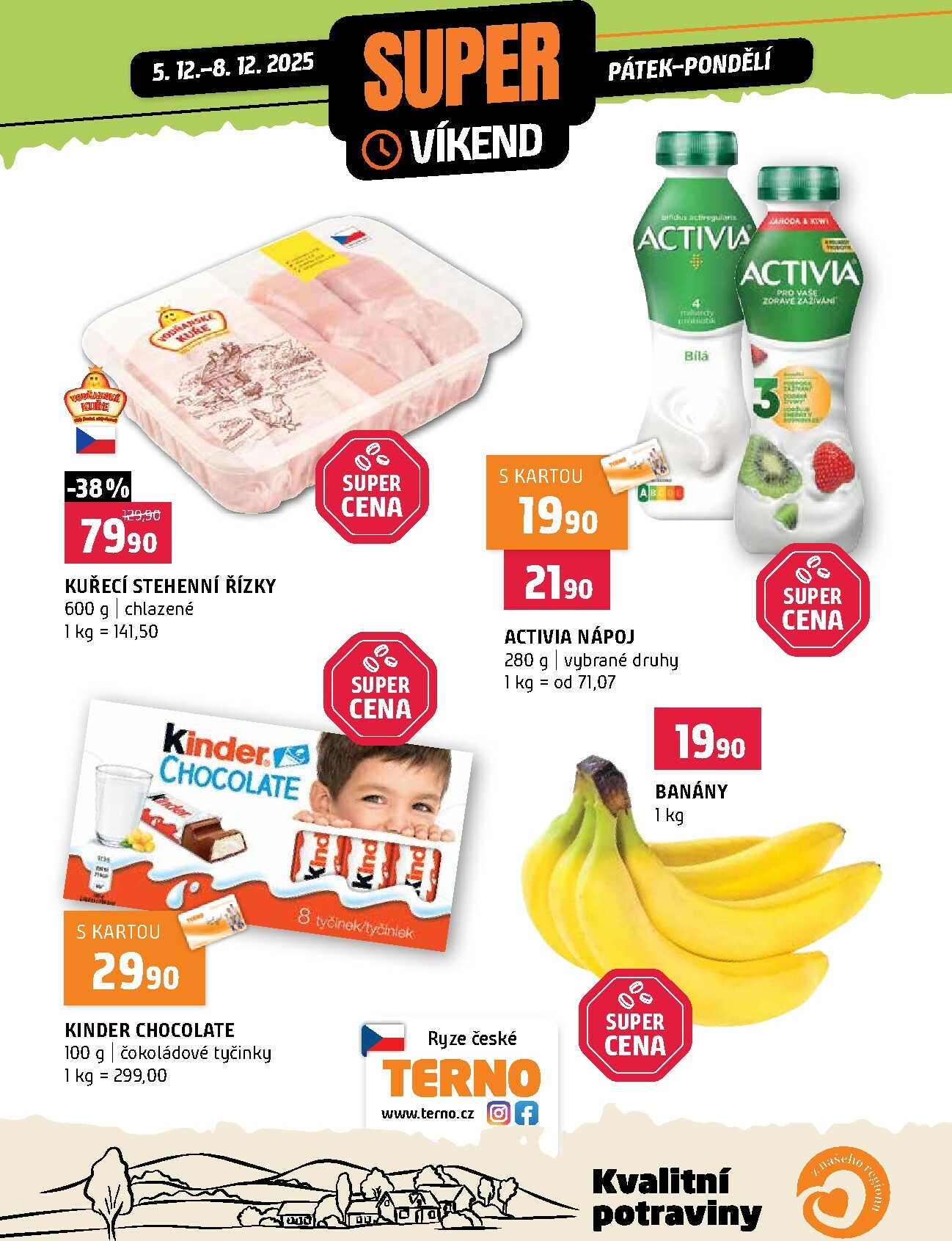 terno - Aktuální leták Terno - Super víkend od 05.12. do 08.12.