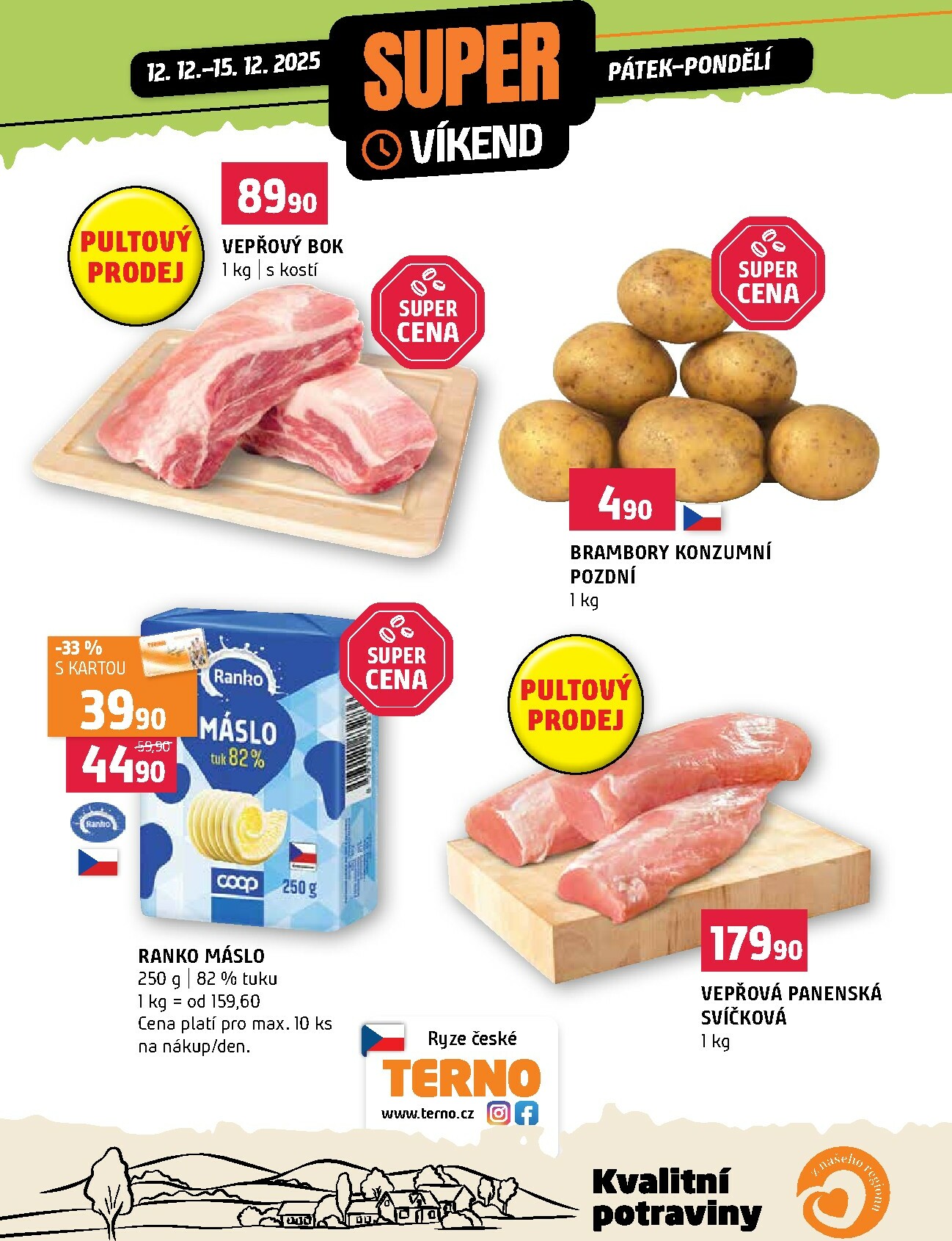 terno - Aktuální leták Terno - Super víkend od 12.12. do 15.12.