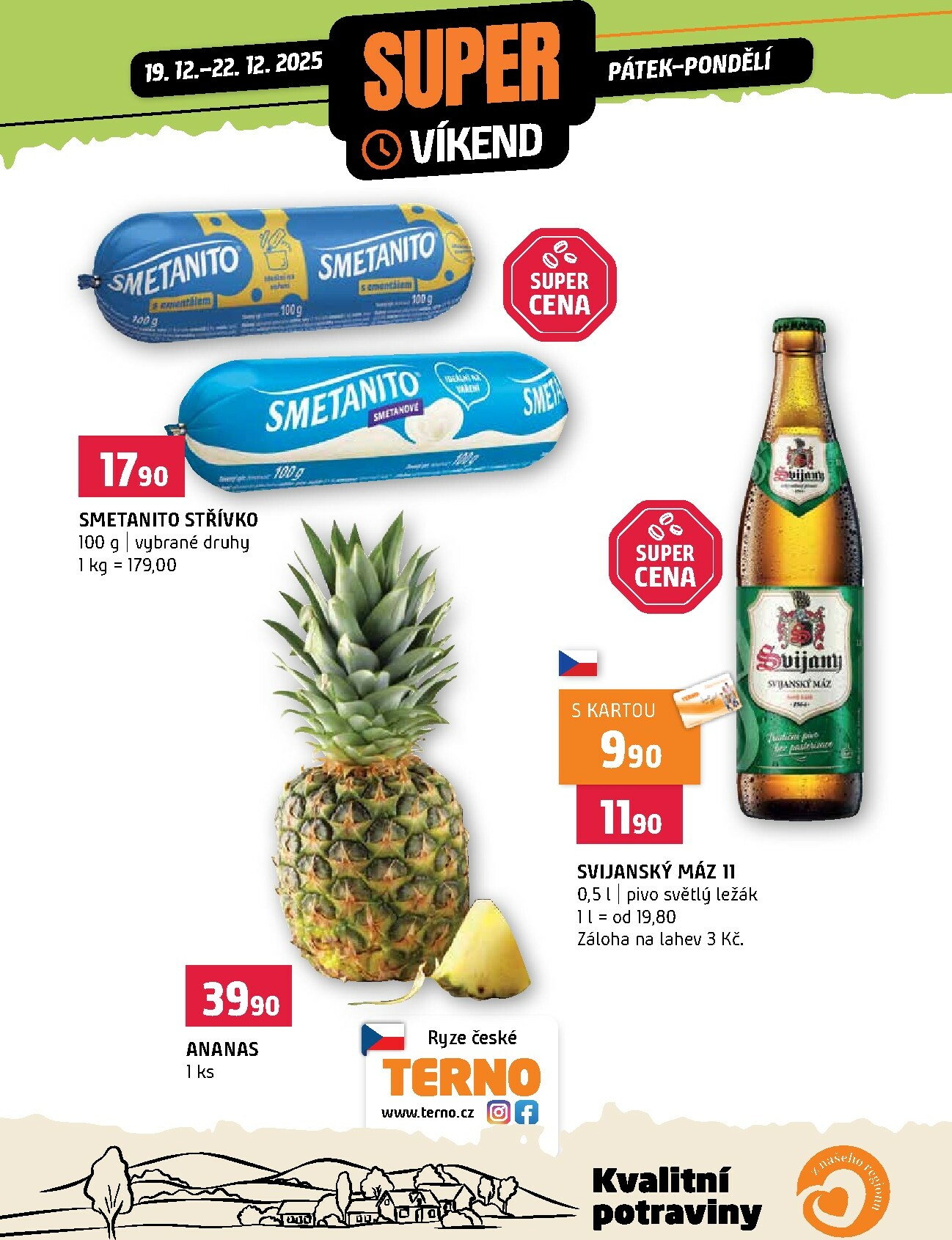 terno - Aktuální leták Terno - Super víkend od 19.12. do 22.12.