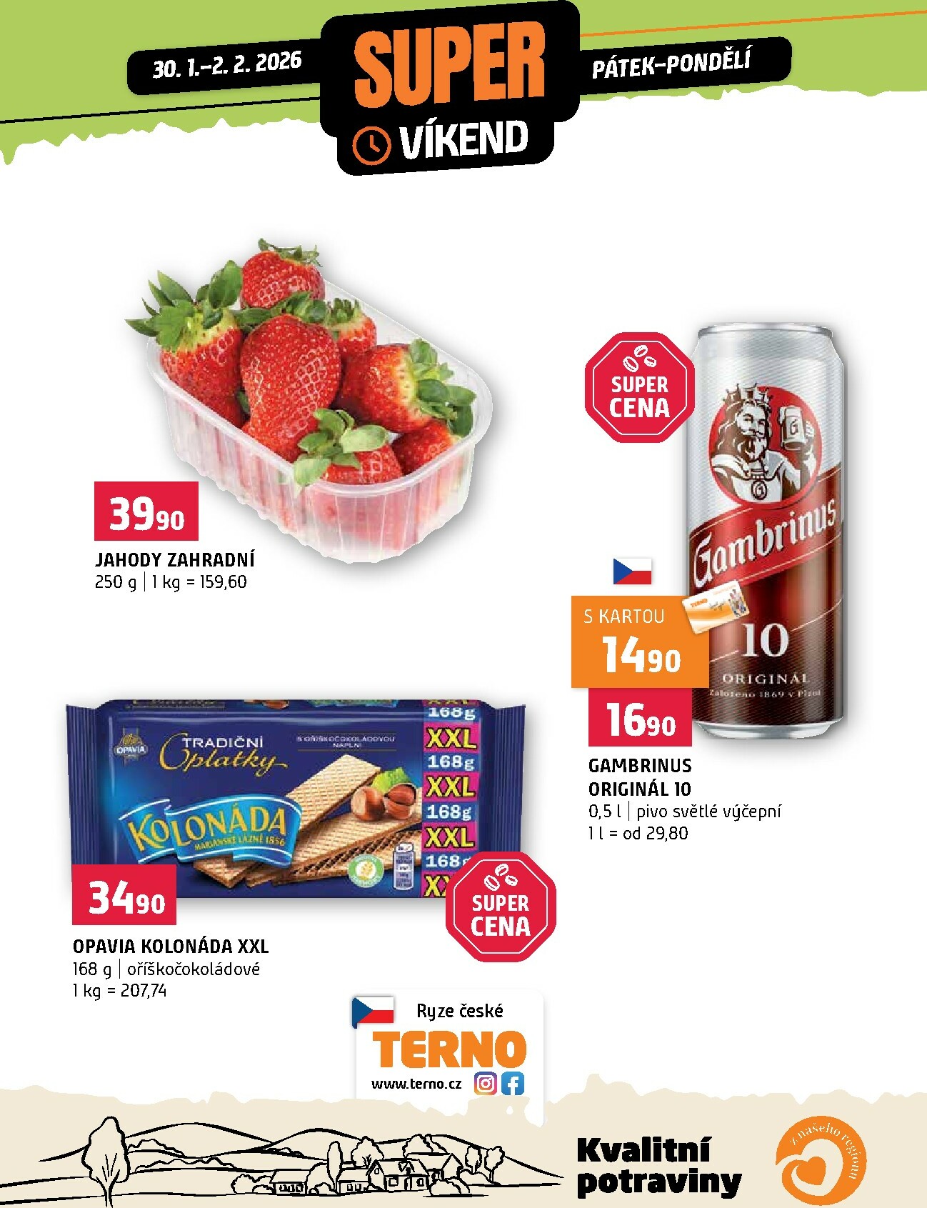 terno - Terno - Super víkend leták platný od %validSinceDay% 30.01. do 02.02.