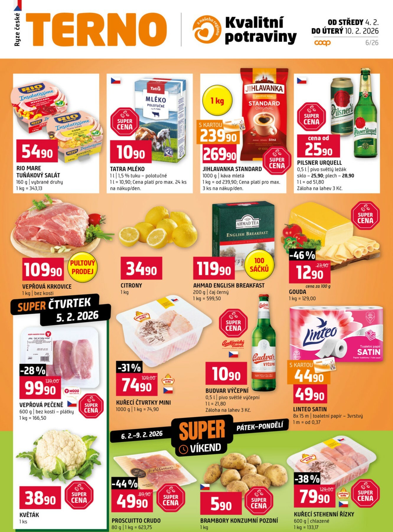 terno - Terno leták platný od středy 04.02.2026 do úterý 10.02.2026