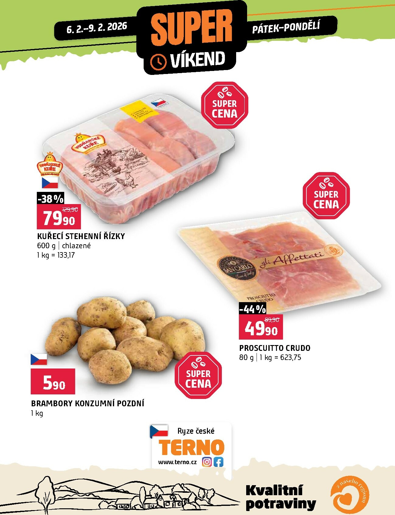 terno - Terno - Super víkend leták platný od pátku 06.02.2026 do pondělí 09.02.2026