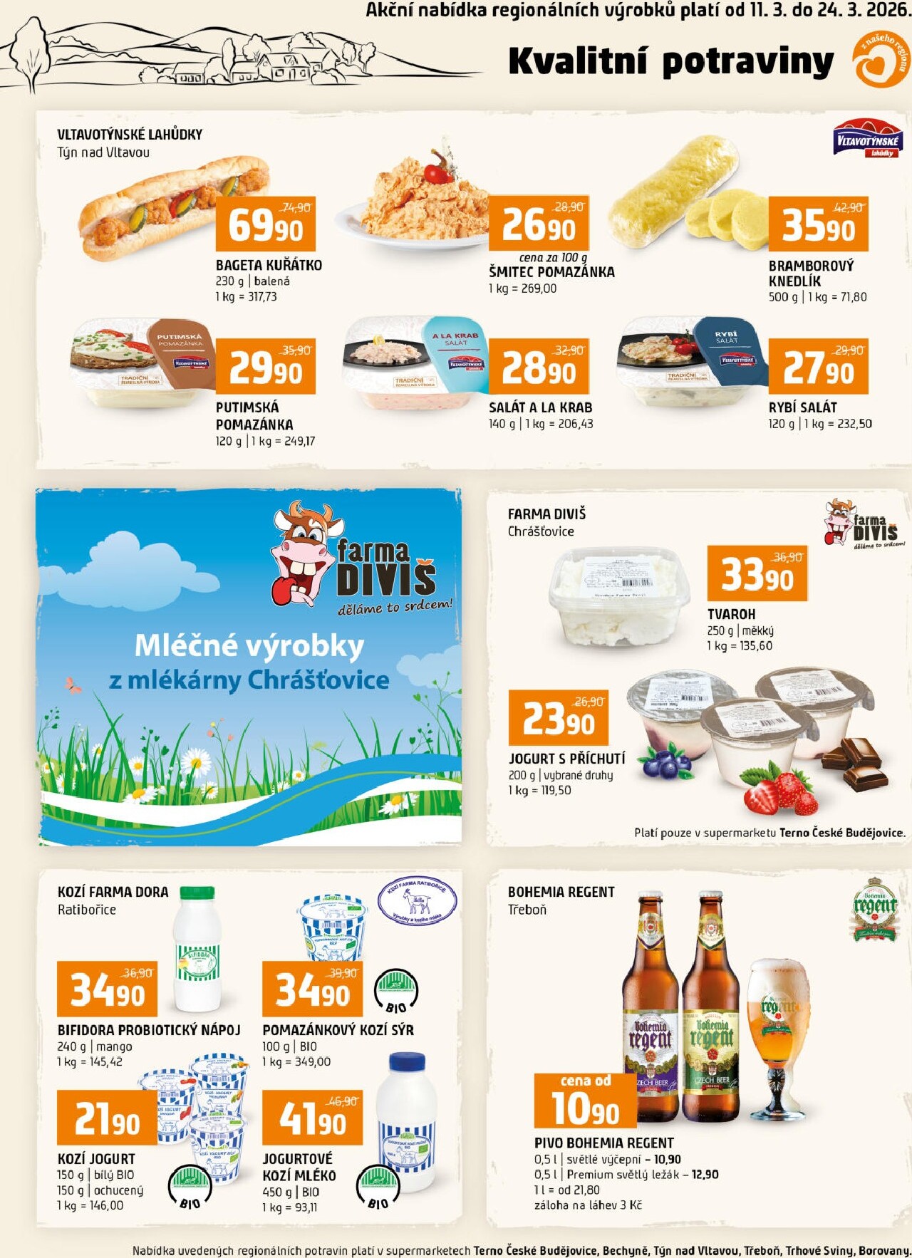 terno - Terno - Kvalitní potraviny leták platný od středy 11.03.2026 do úterý 24.03.2026