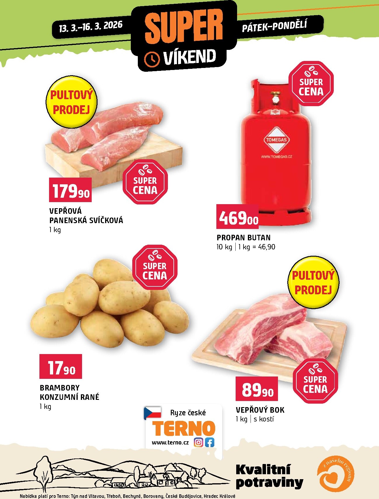 terno - Terno - Super víkend leták platný od pátku 13.03.2026 do pondělí 16.03.2026 - page: 1
