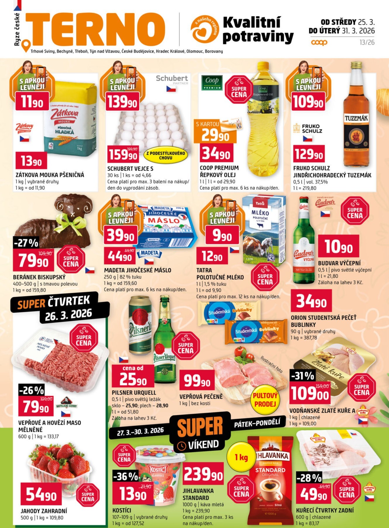 terno - Terno leták platný od středy 25.03.2026 do úterý 31.03.2026