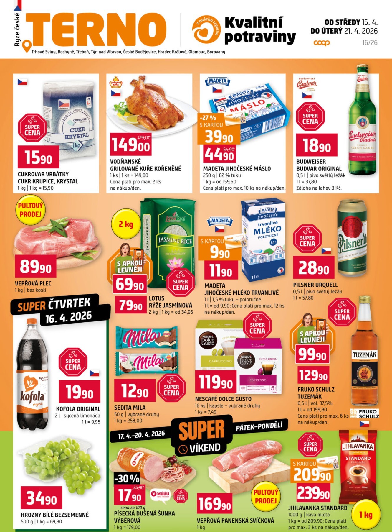 terno - Budoucí Terno leták platný od středy 15.04.2026 do úterý 21.04.2026