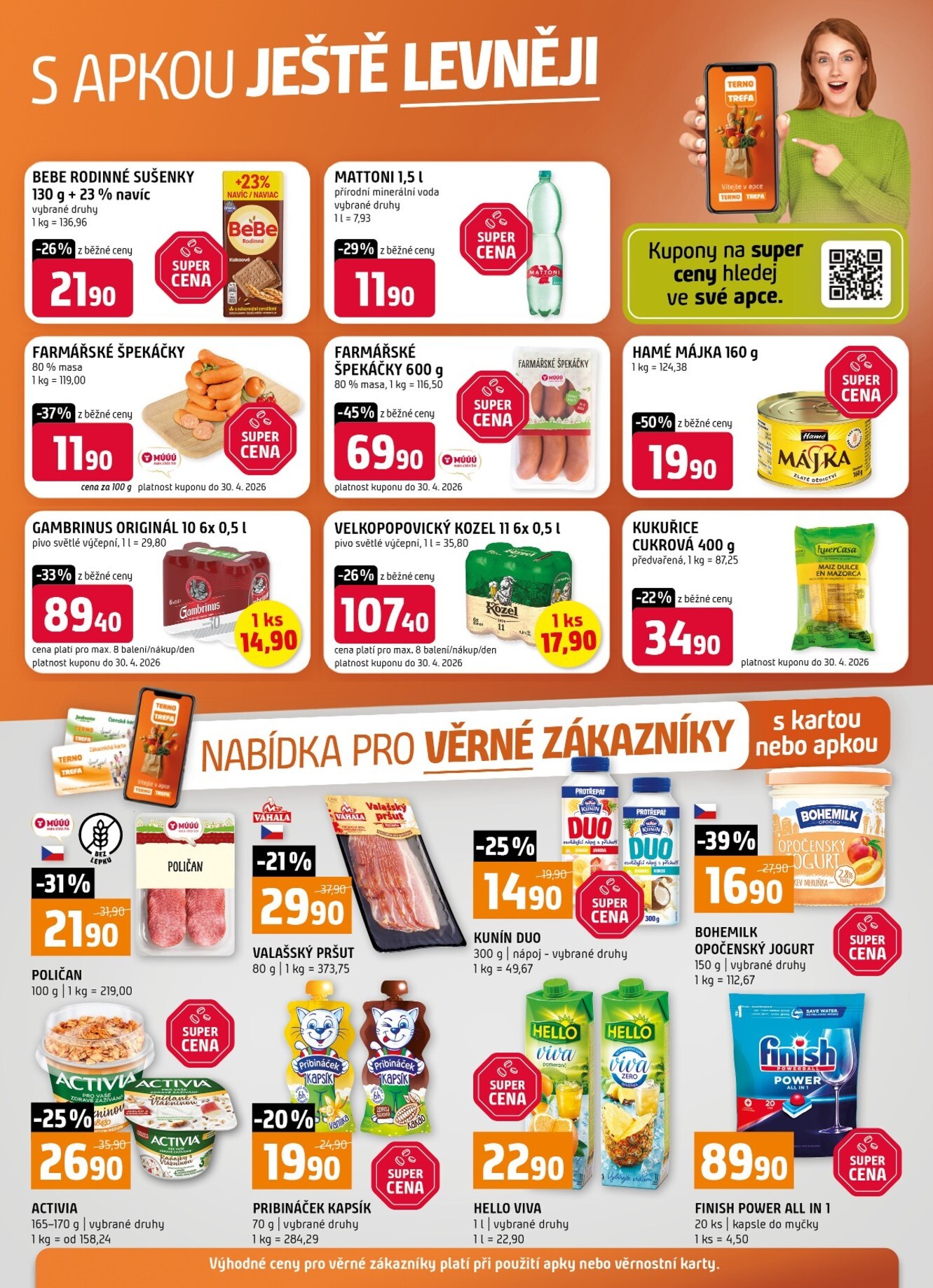 terno - Budoucí Terno - S apkou ještě levněji leták platný od středy 22.04.2026 do úterý 28.04.2026