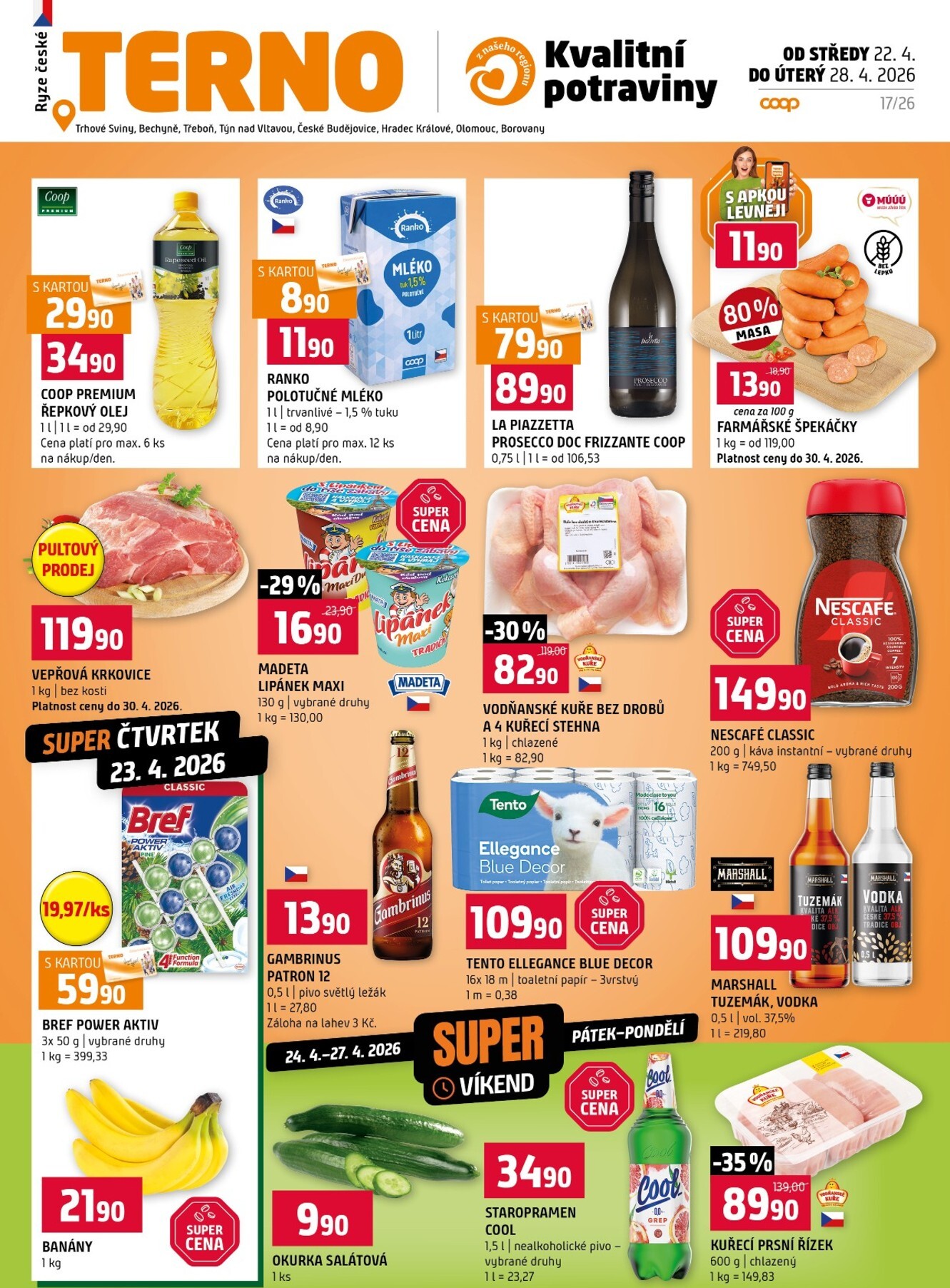 terno - Budoucí Terno leták platný od středy 22.04.2026 do úterý 28.04.2026