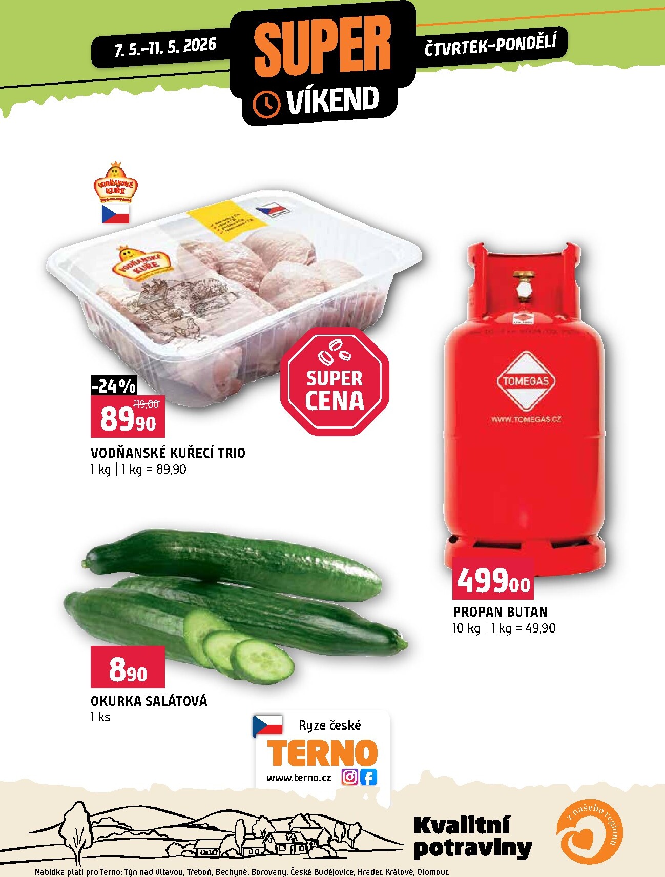 terno - Budoucí Terno - Super víkend leták platný od čtvrtka 07.05.2026 do pondělí 11.05.2026