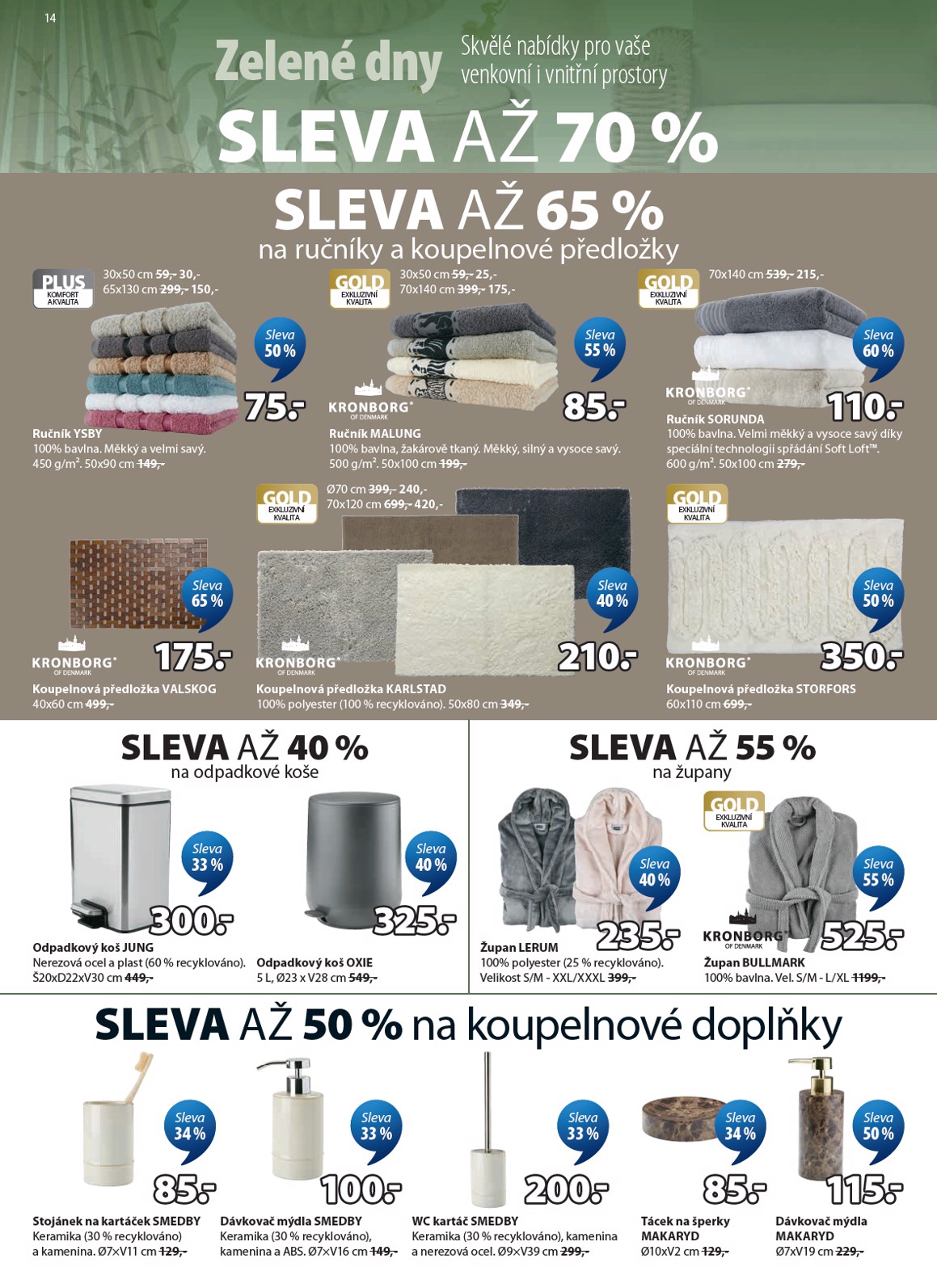 jysk - Aktuální JYSK leták platný od středy 20.05.2026 do úterý 26.05.2026 - page: 14