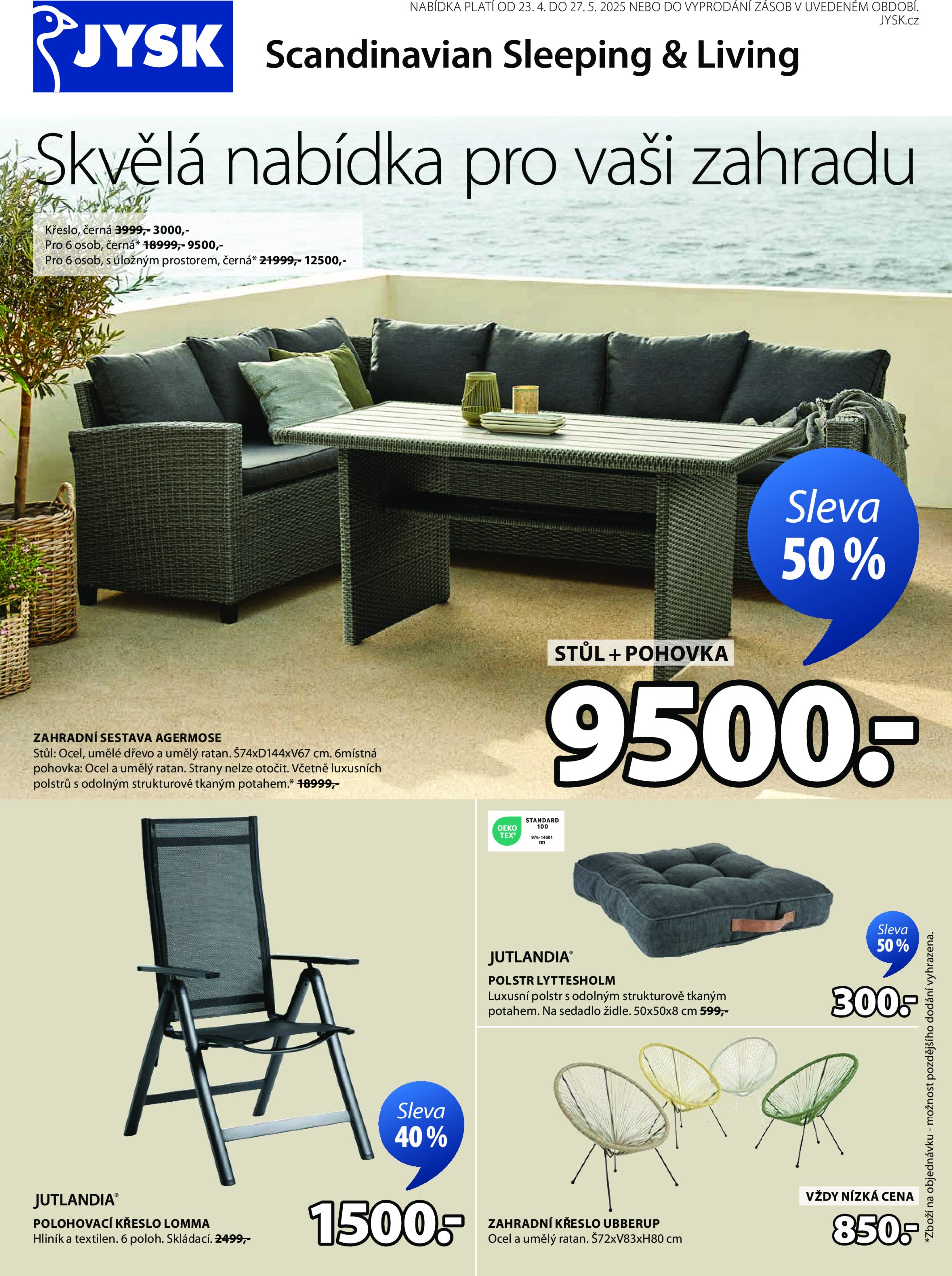 jysk - Leták JYSK od 23.04. do 27.05.