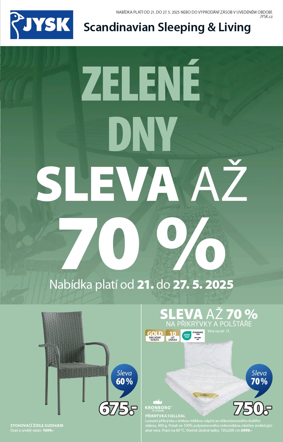jysk - Leták JYSK od 21.05. do 27.05.