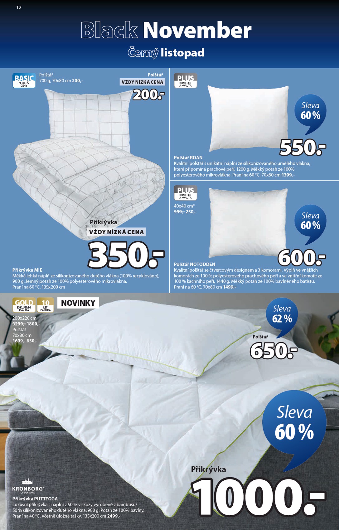 jysk - Aktuální leták JYSK - Black Friday od 03.11. do 23.11. - page: 12