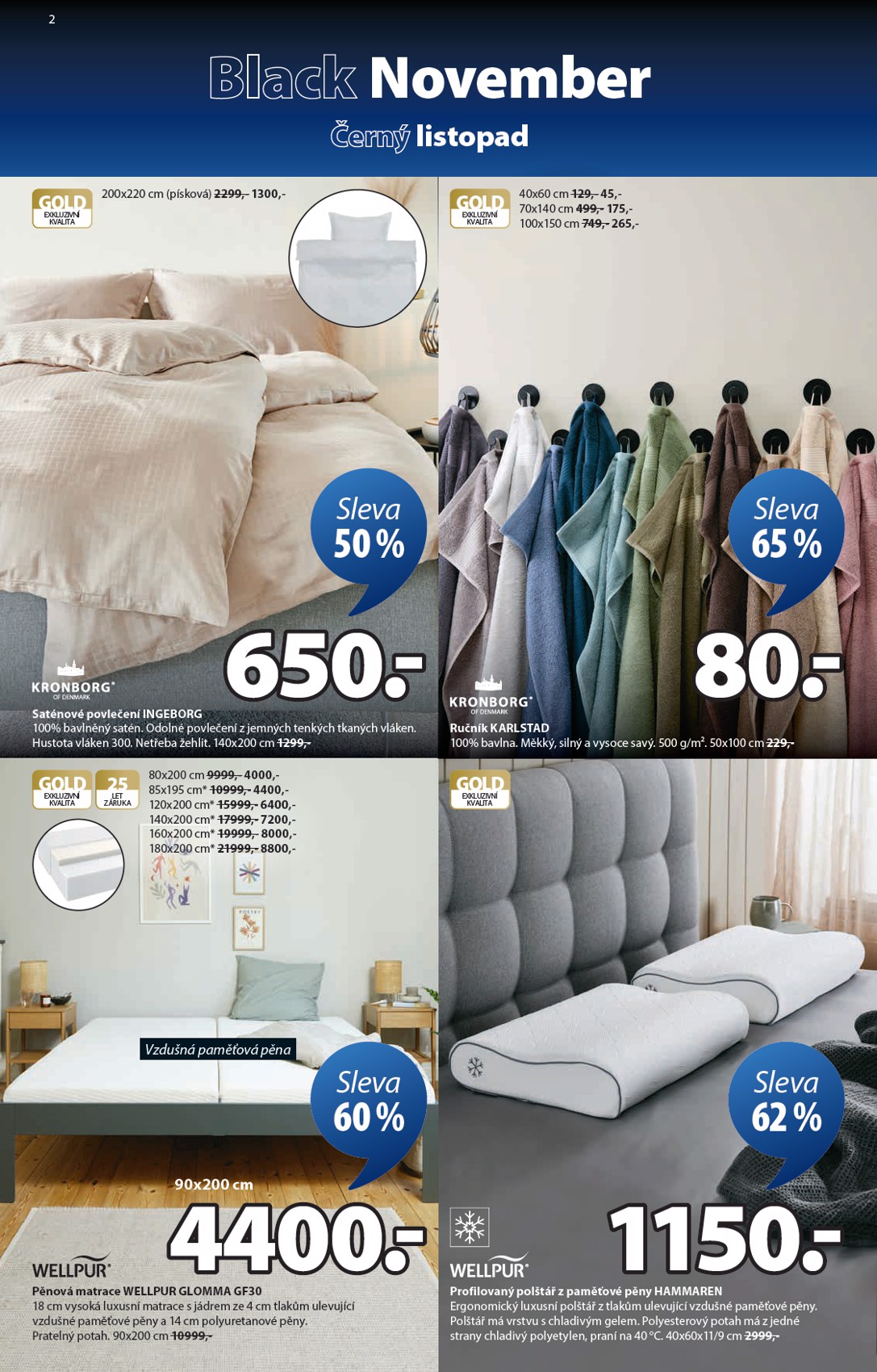 jysk - Aktuální leták JYSK - Black Friday od 03.11. do 23.11. - page: 2