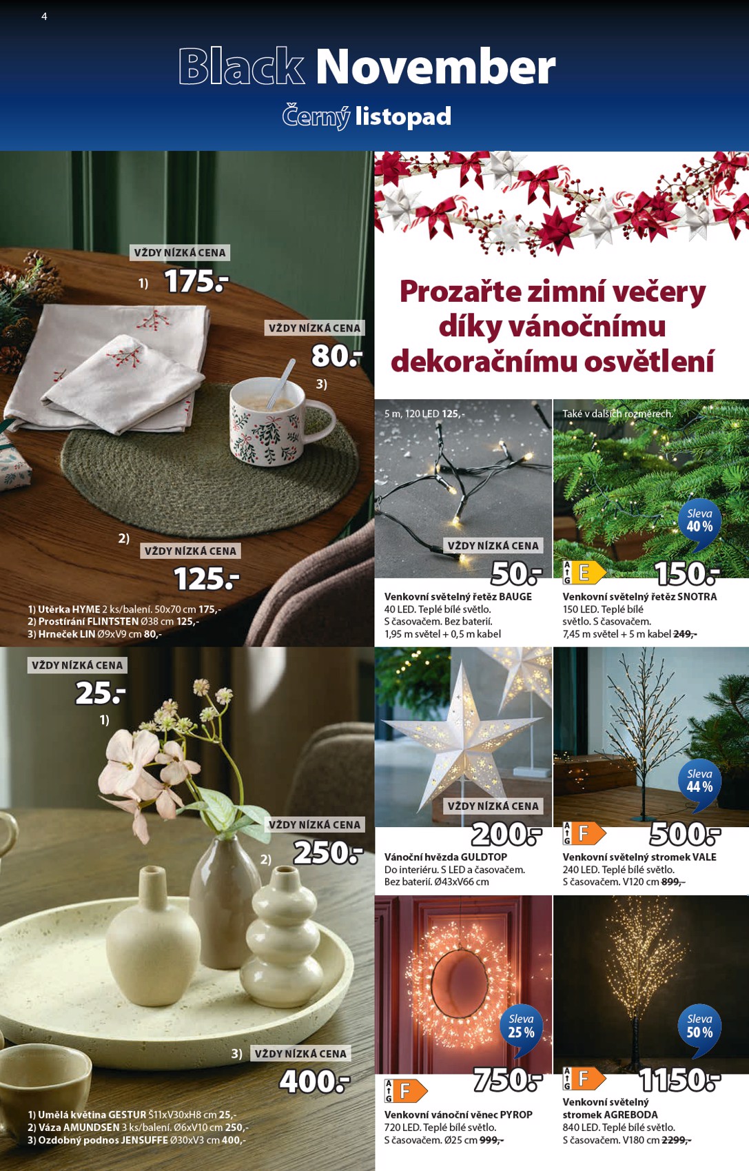 jysk - Aktuální leták JYSK - Black Friday od 03.11. do 23.11. - page: 4