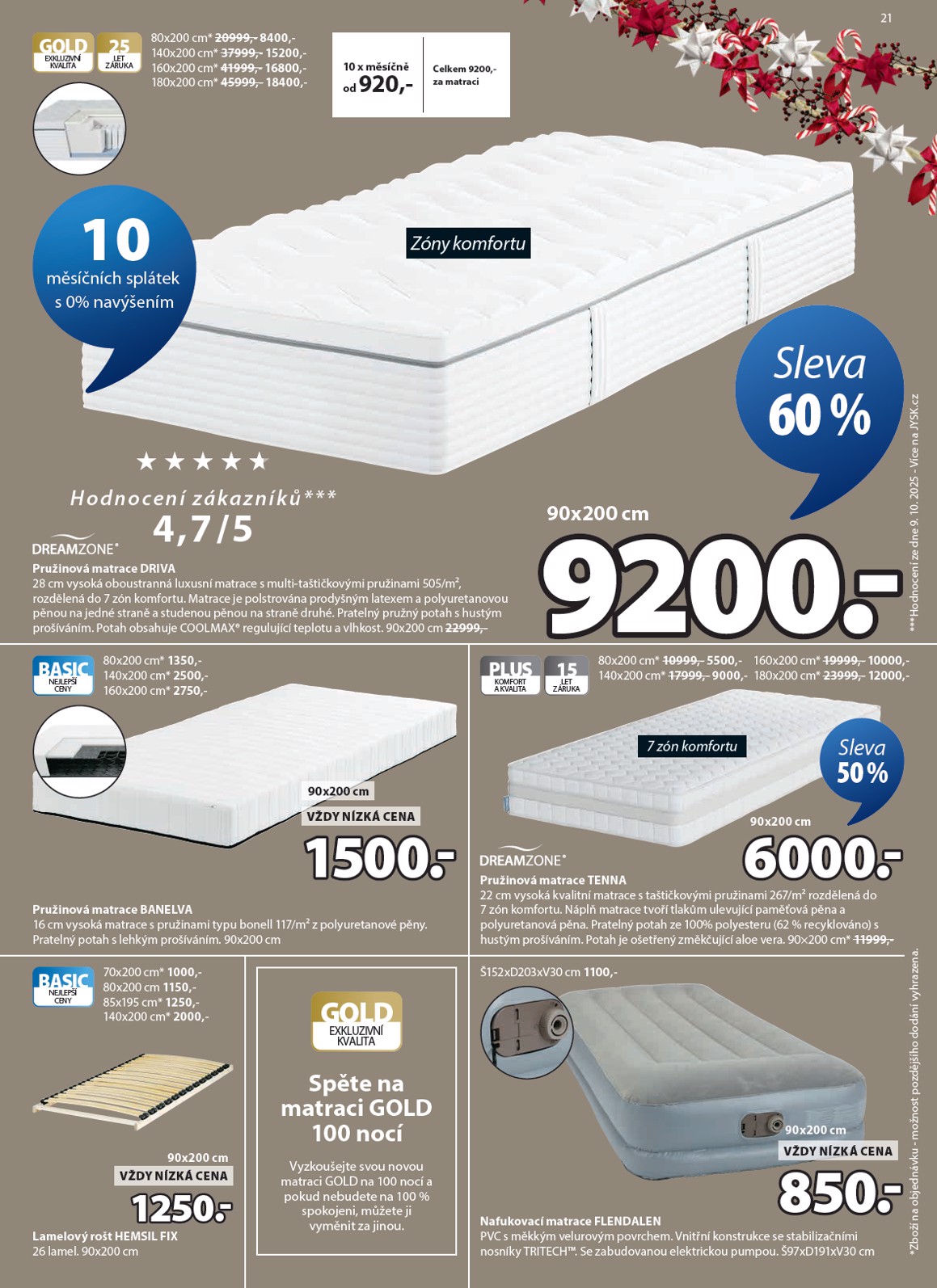 jysk - Aktuální leták JYSK od 08.12. do 24.12. - page: 21