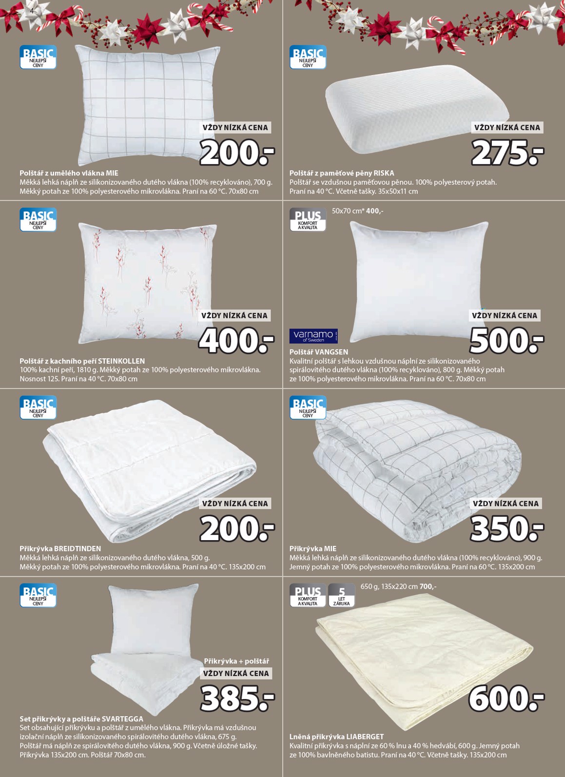 jysk - Aktuální leták JYSK od 08.12. do 24.12. - page: 4