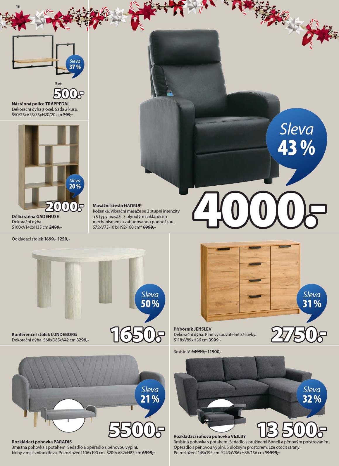 jysk - Aktuální leták JYSK od 08.12. do 24.12. - page: 16